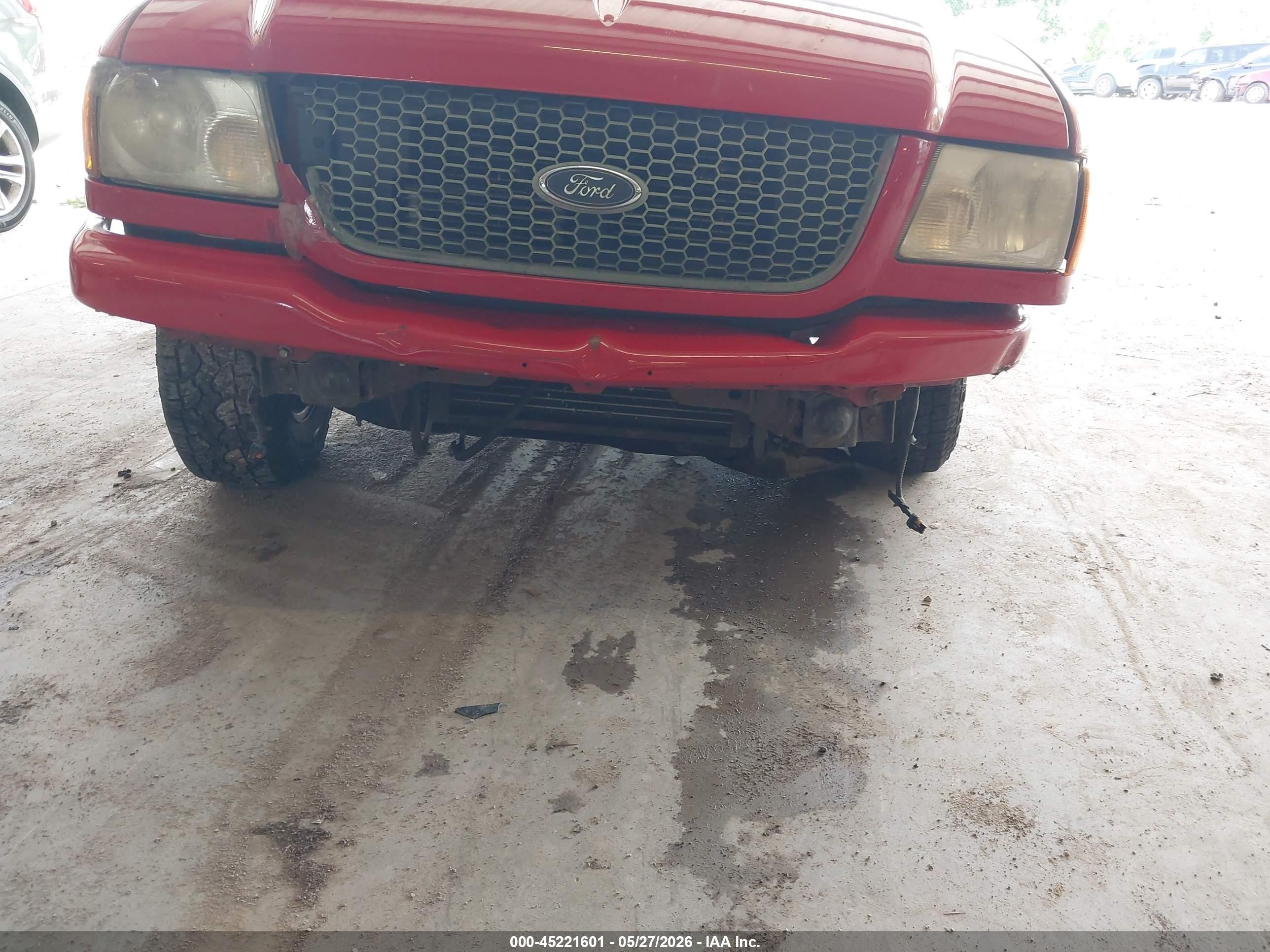 2002 Ford Ranger Edge/tremor/xlt Красный vin: 1FTYR44UX2TA13109