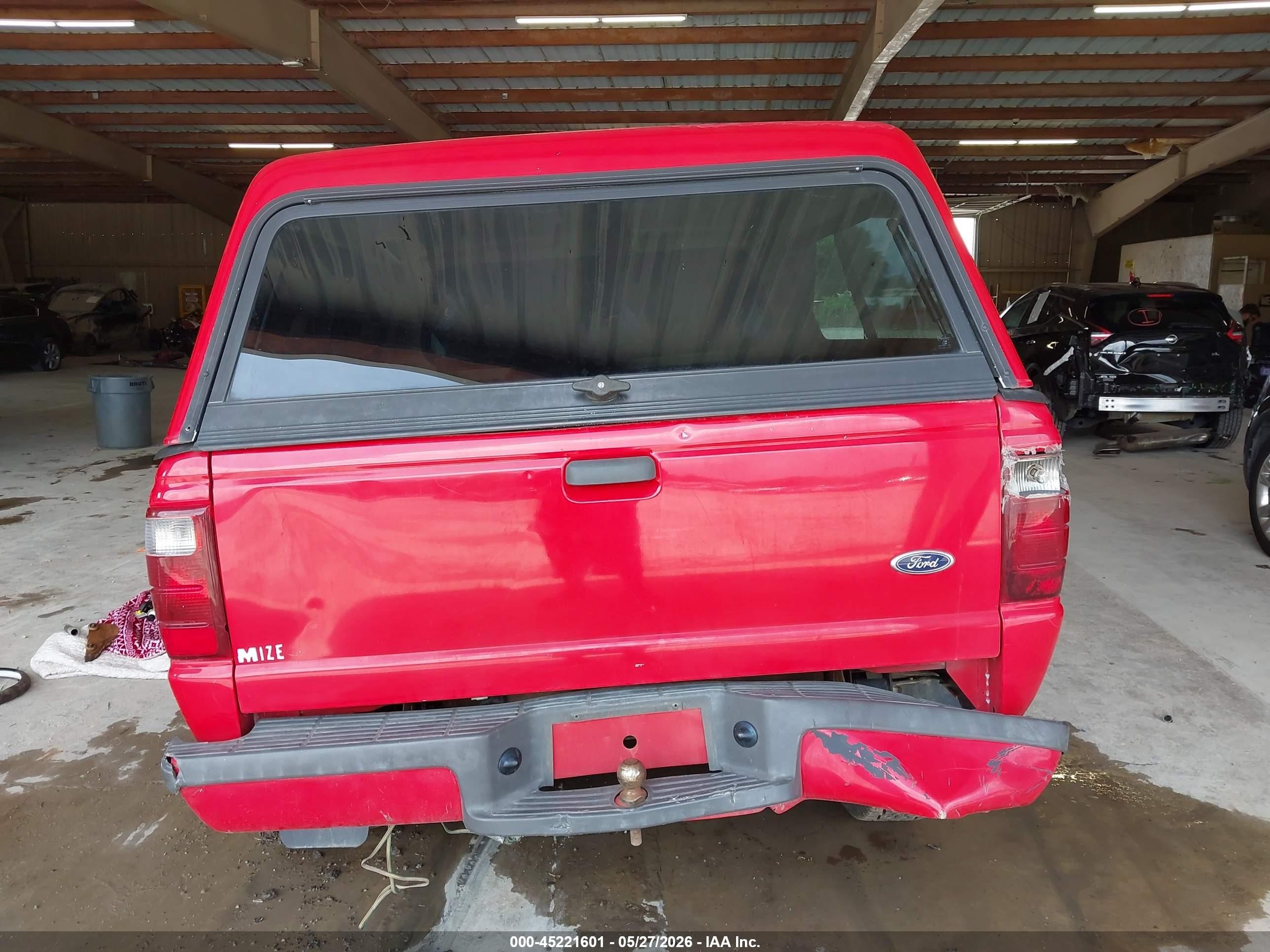2002 Ford Ranger Edge/tremor/xlt Красный vin: 1FTYR44UX2TA13109