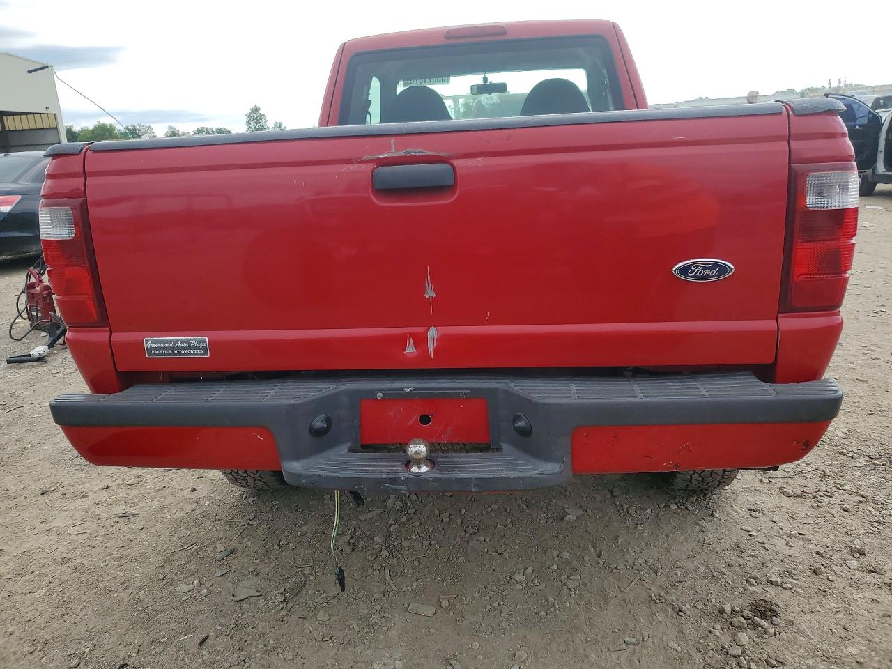 2003 Ford Ranger Super Cab Red vin: 1FTYR44UX3PB67698
