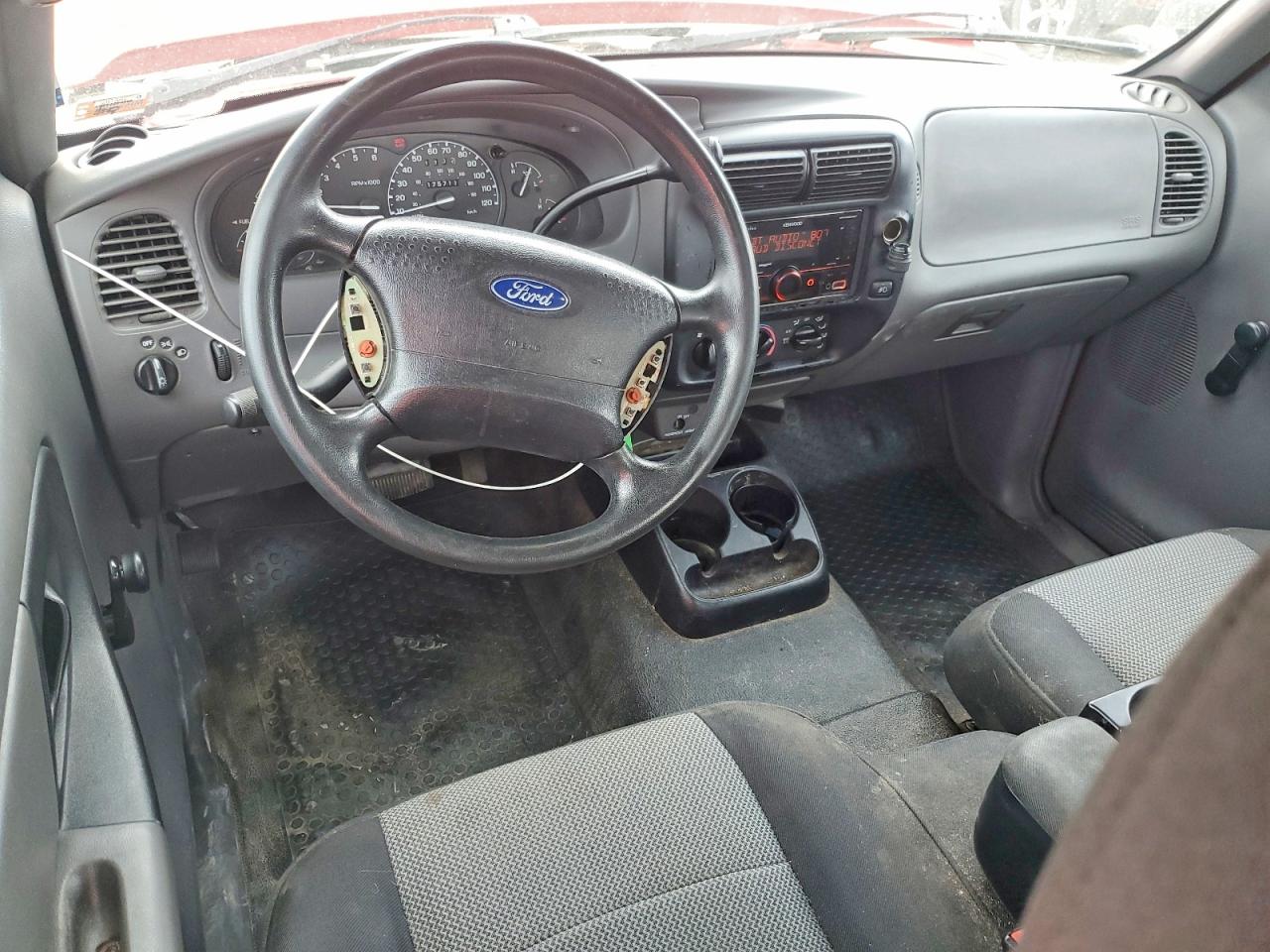 2003 Ford Ranger Super Cab Red vin: 1FTYR44UX3PB67698