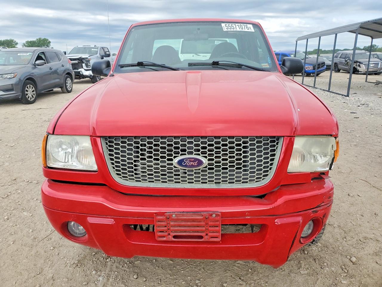 2003 Ford Ranger Super Cab Red vin: 1FTYR44UX3PB67698