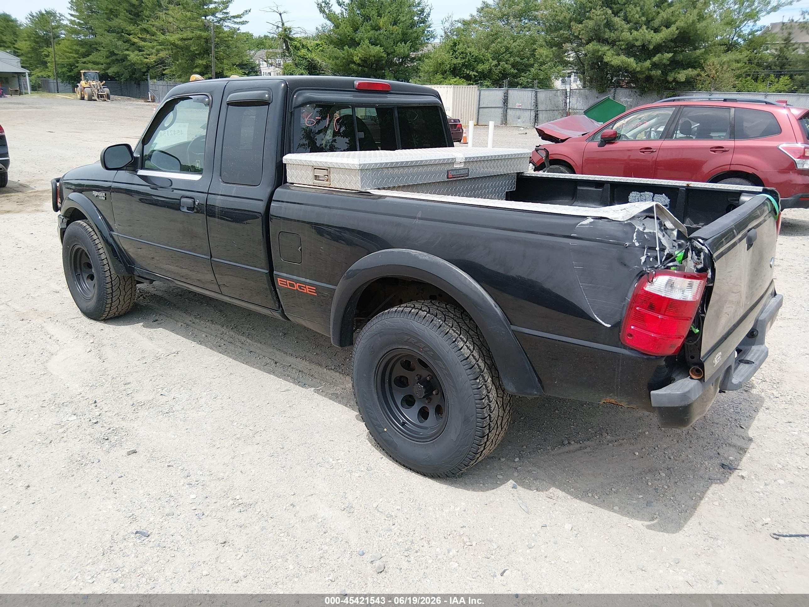 2003 Ford Ranger Edge/tremor/xlt Black vin: 1FTYR44UX3TA45317