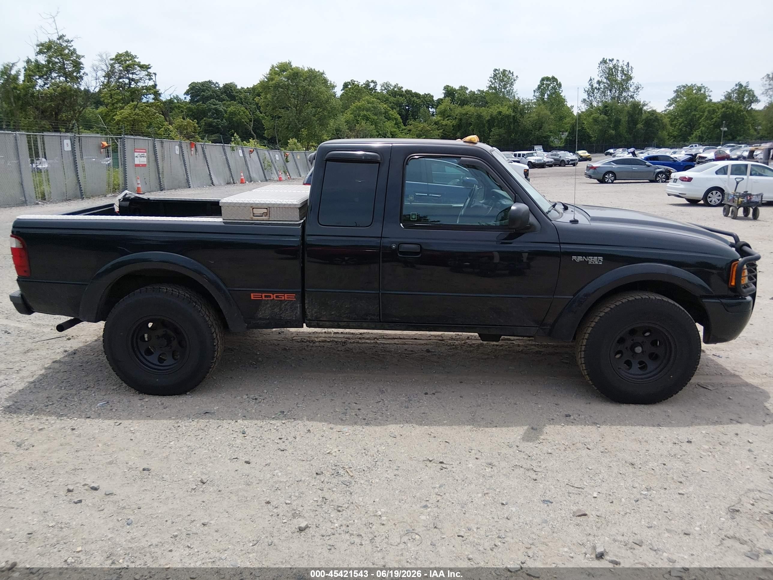 2003 Ford Ranger Edge/tremor/xlt Black vin: 1FTYR44UX3TA45317