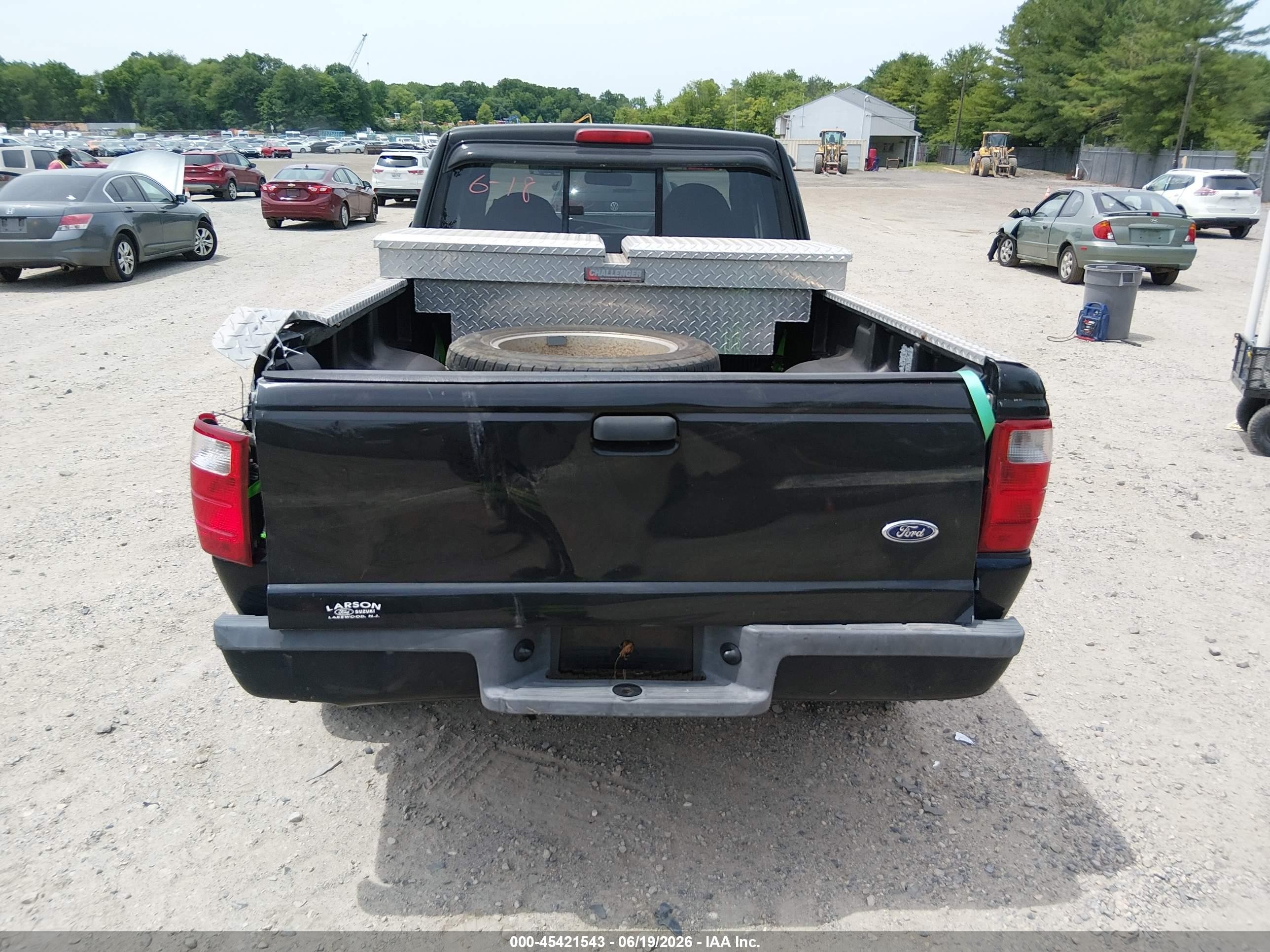 2003 Ford Ranger Edge/tremor/xlt Black vin: 1FTYR44UX3TA45317