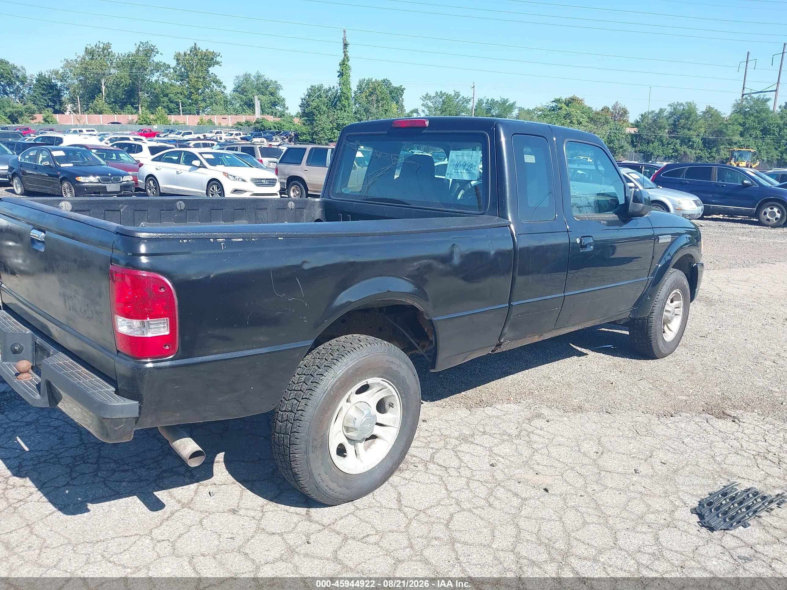 2006 Ford Ranger Sport/stx/xlt Черный vin: 1FTYR44UX6PA57786