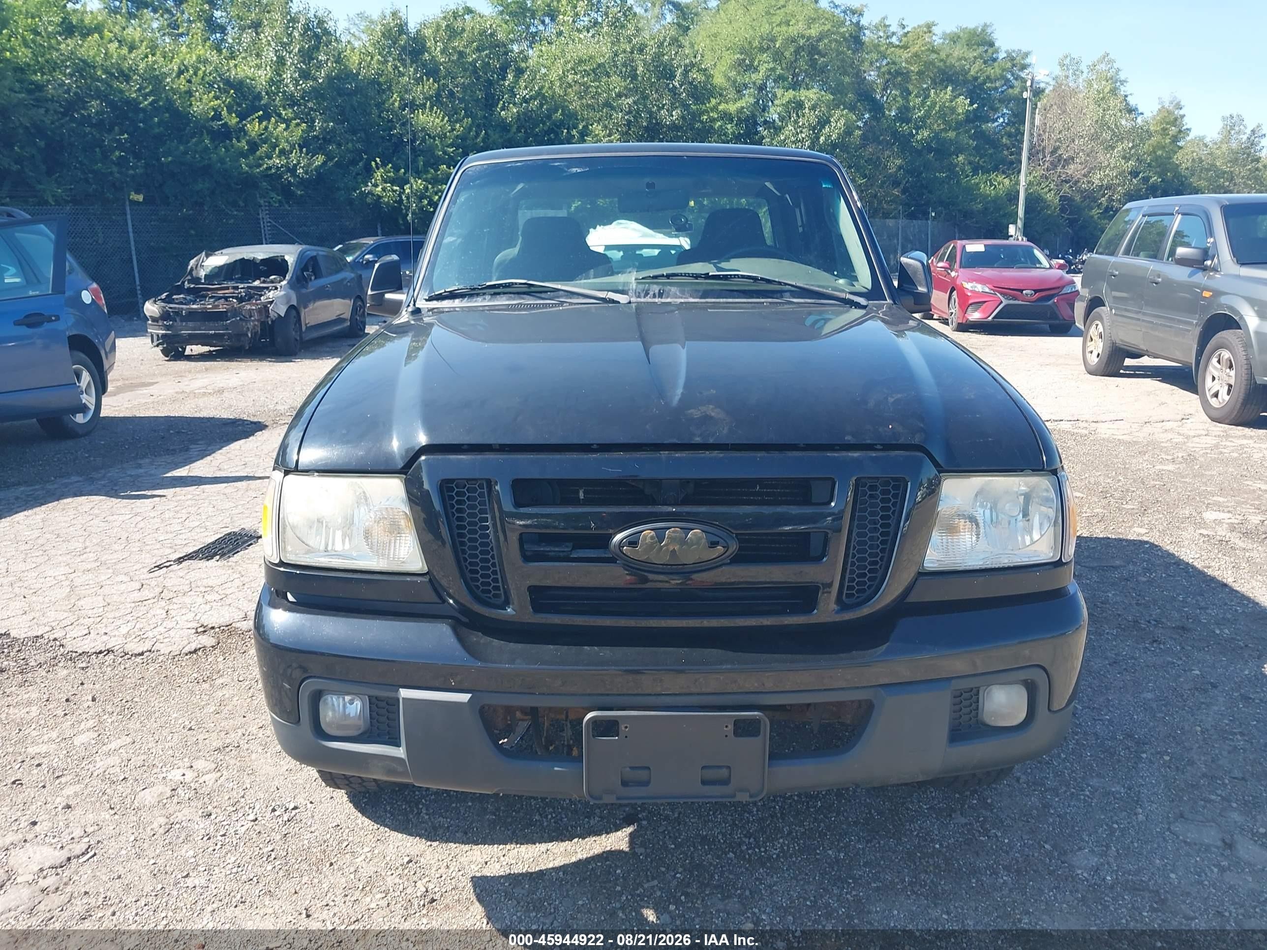 2006 Ford Ranger Sport/stx/xlt Черный vin: 1FTYR44UX6PA57786