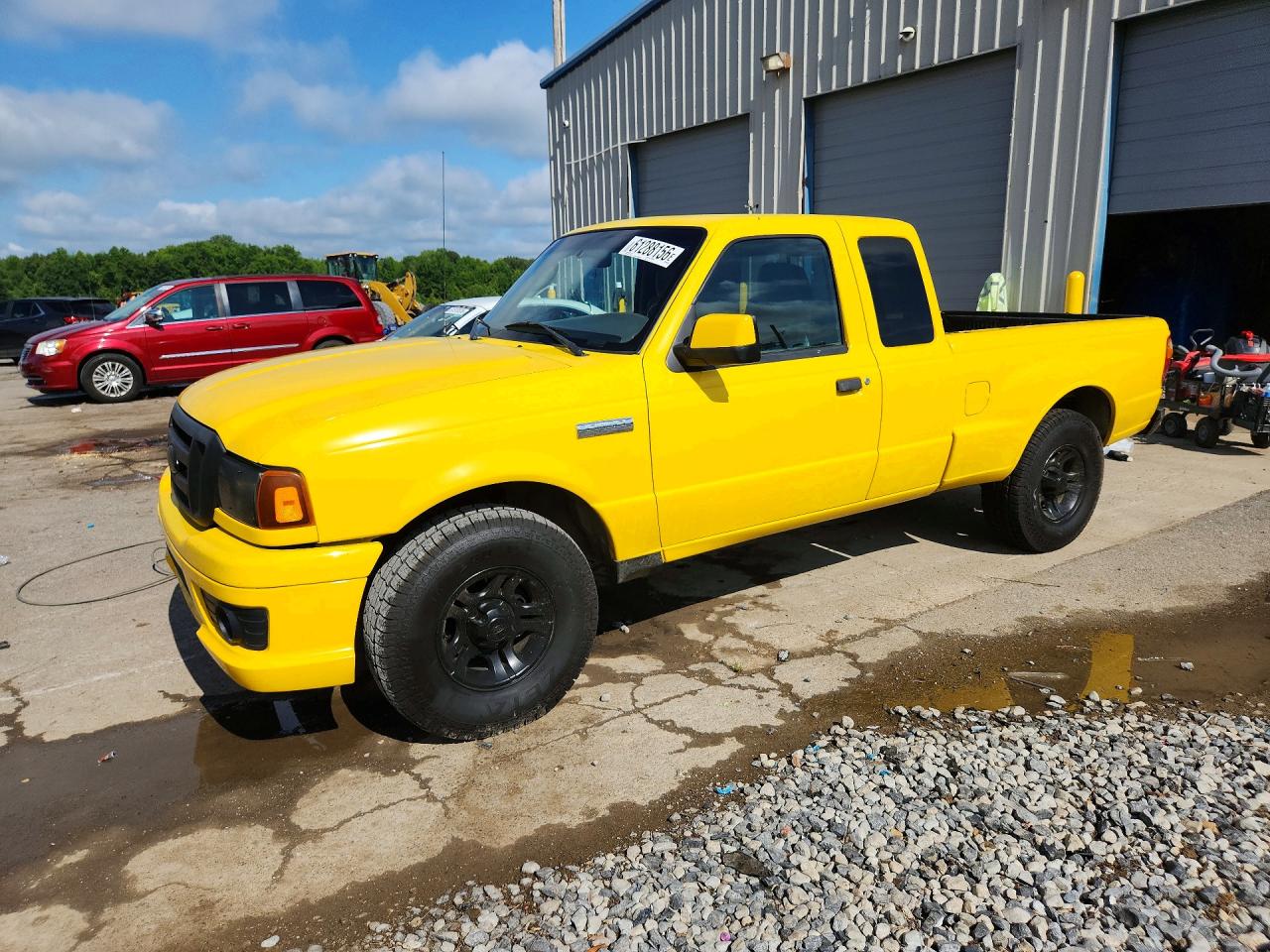 2007 Ford Ranger Super Cab Yellow vin: 1FTYR44UX7PA38933