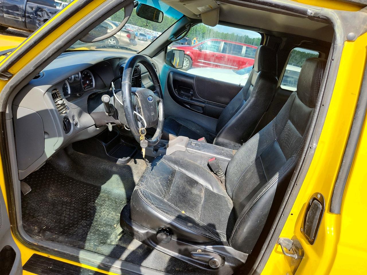 2007 Ford Ranger Super Cab Желтый vin: 1FTYR44UX7PA38933