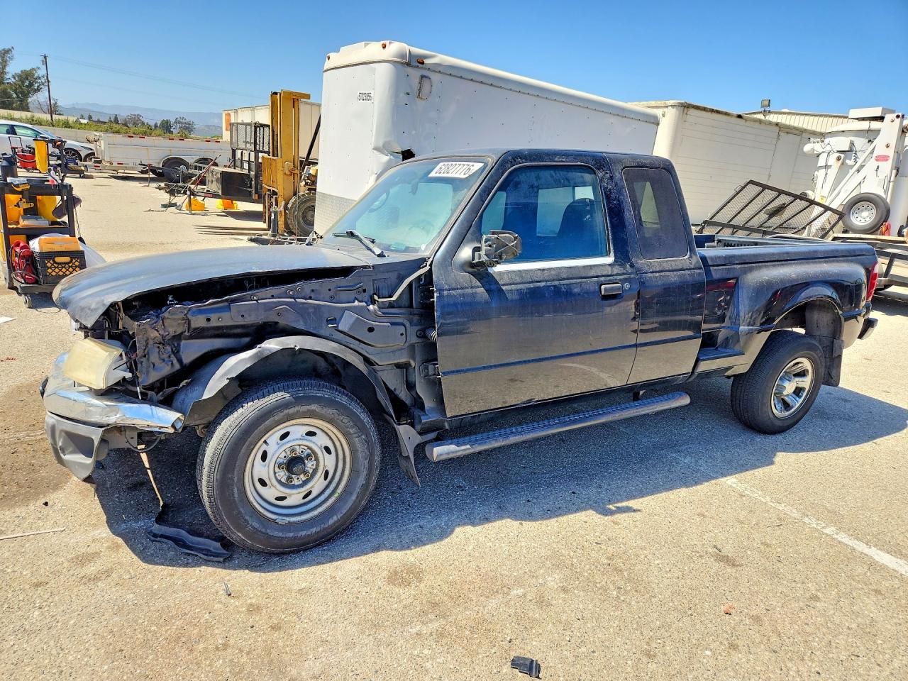 2003 Ford Ranger Super Cab Black vin: 1FTYR44V03PA23151