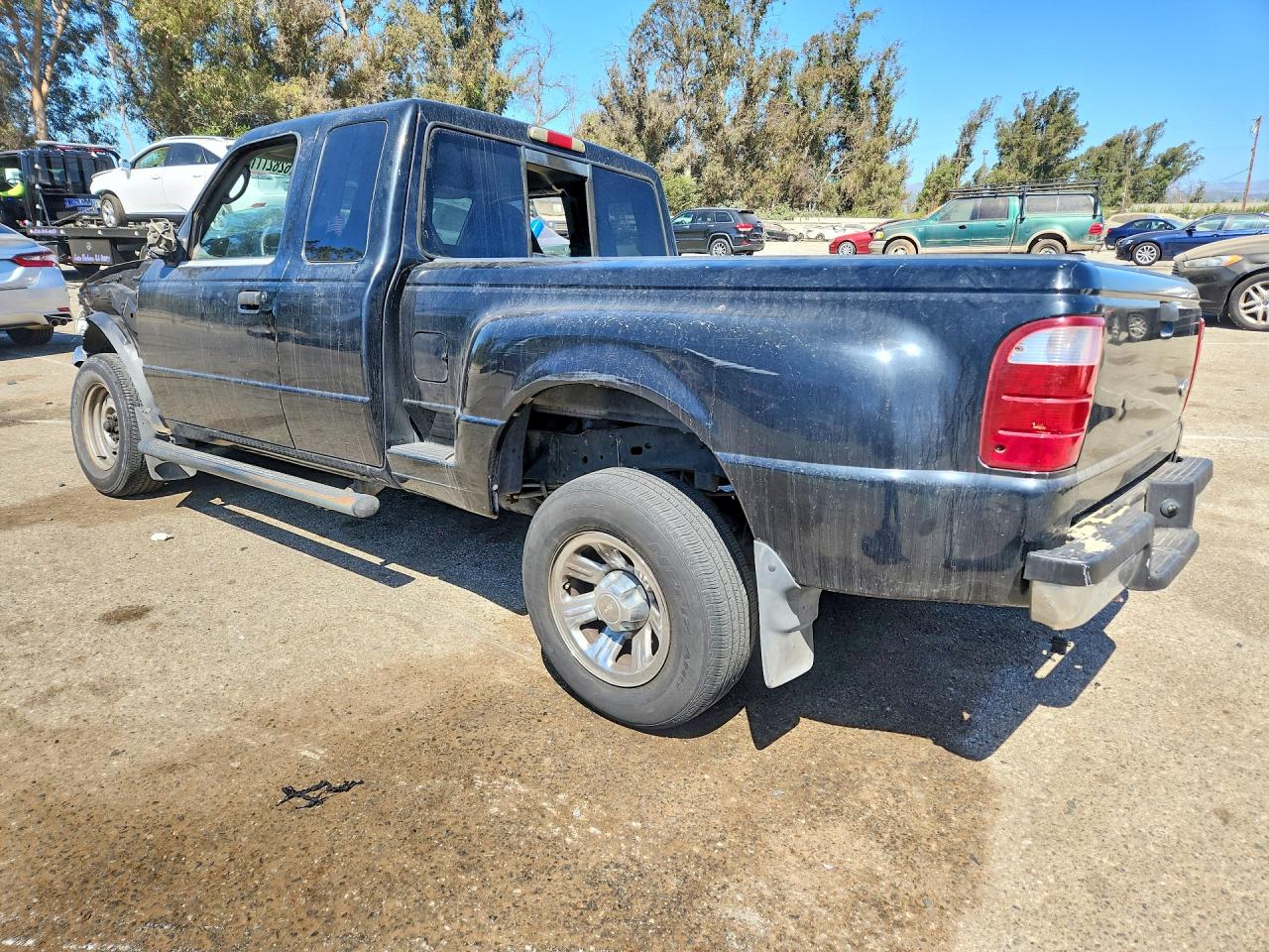 2003 Ford Ranger Super Cab Black vin: 1FTYR44V03PA23151