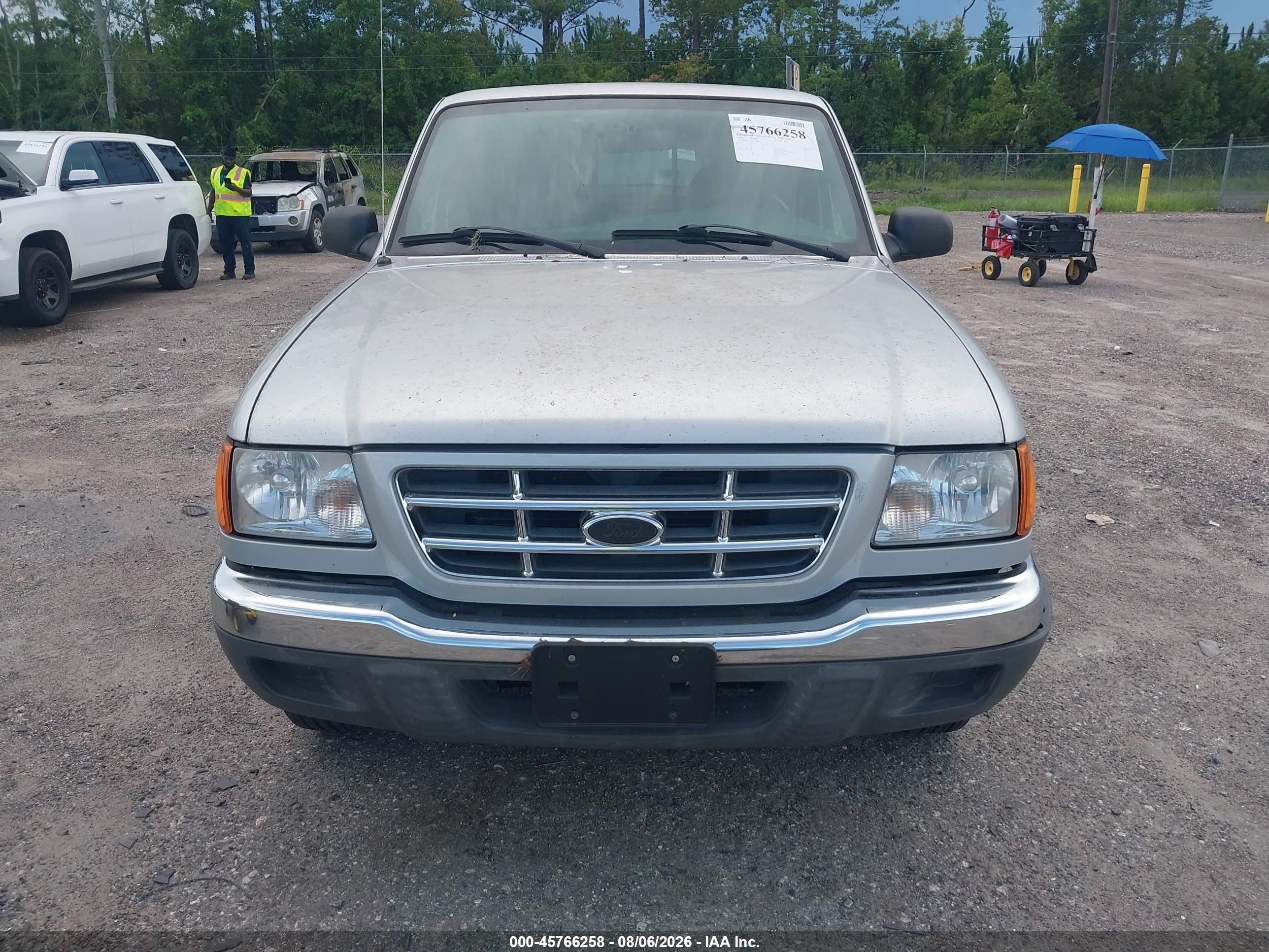 2003 Ford Ranger Super Cab Silver vin: 1FTYR44V03PA78862