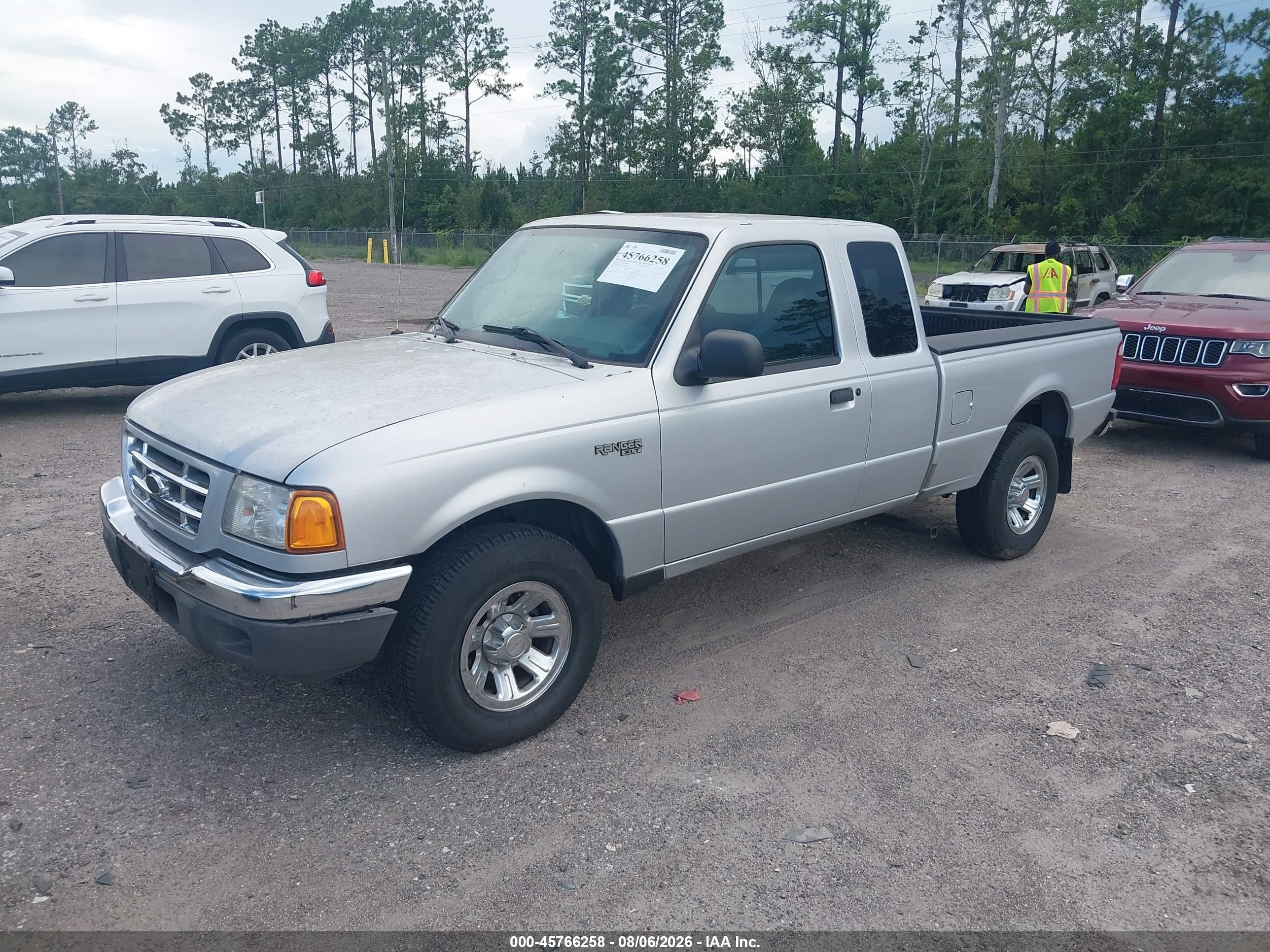2003 Ford Ranger Super Cab Silver vin: 1FTYR44V03PA78862
