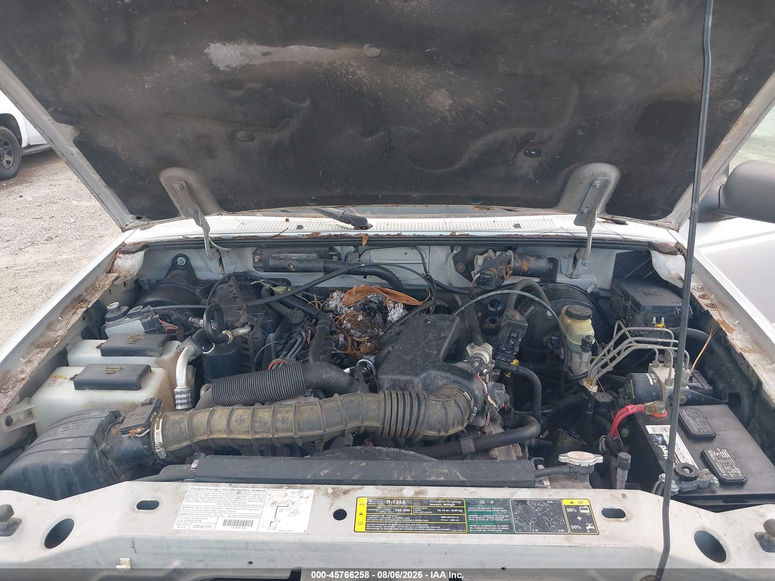 2003 Ford Ranger Super Cab Silver vin: 1FTYR44V03PA78862