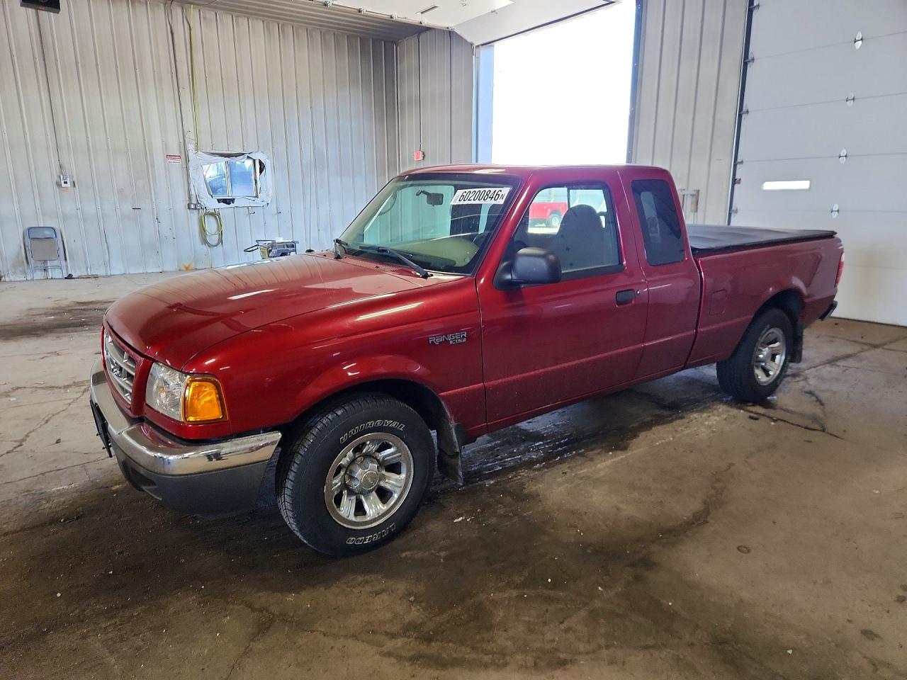 2003 Ford Ranger Super Cab Burgundy vin: 1FTYR44V13PA35874