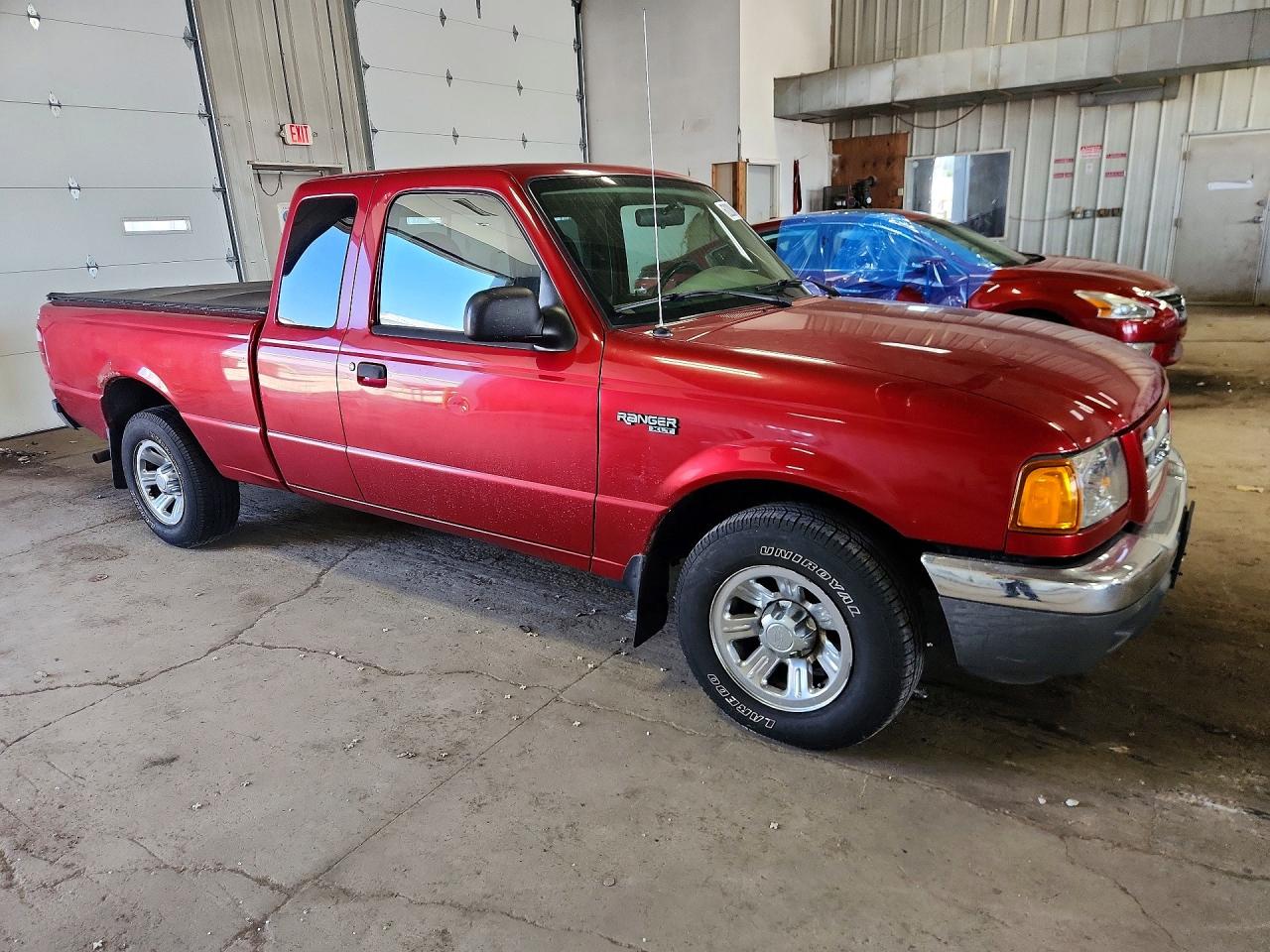2003 Ford Ranger Super Cab Burgundy vin: 1FTYR44V13PA35874