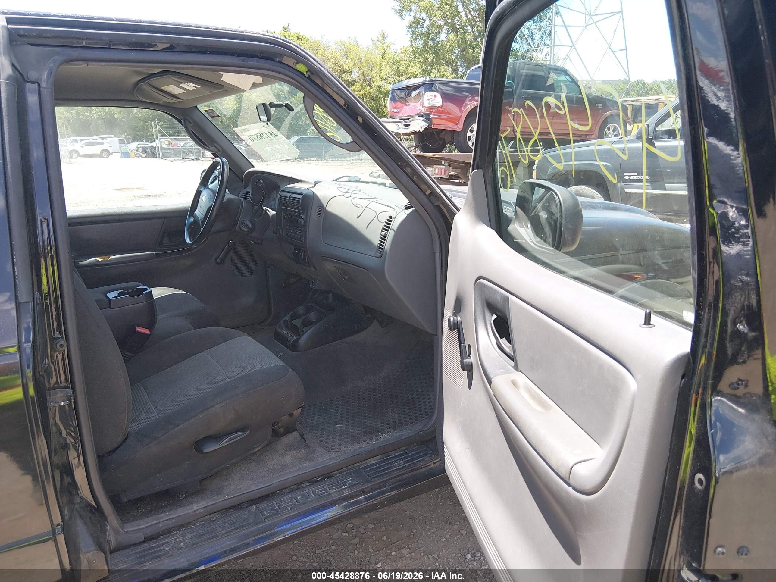 2003 Ford Ranger Edge/tremor/xlt Black vin: 1FTYR44V13TA03210