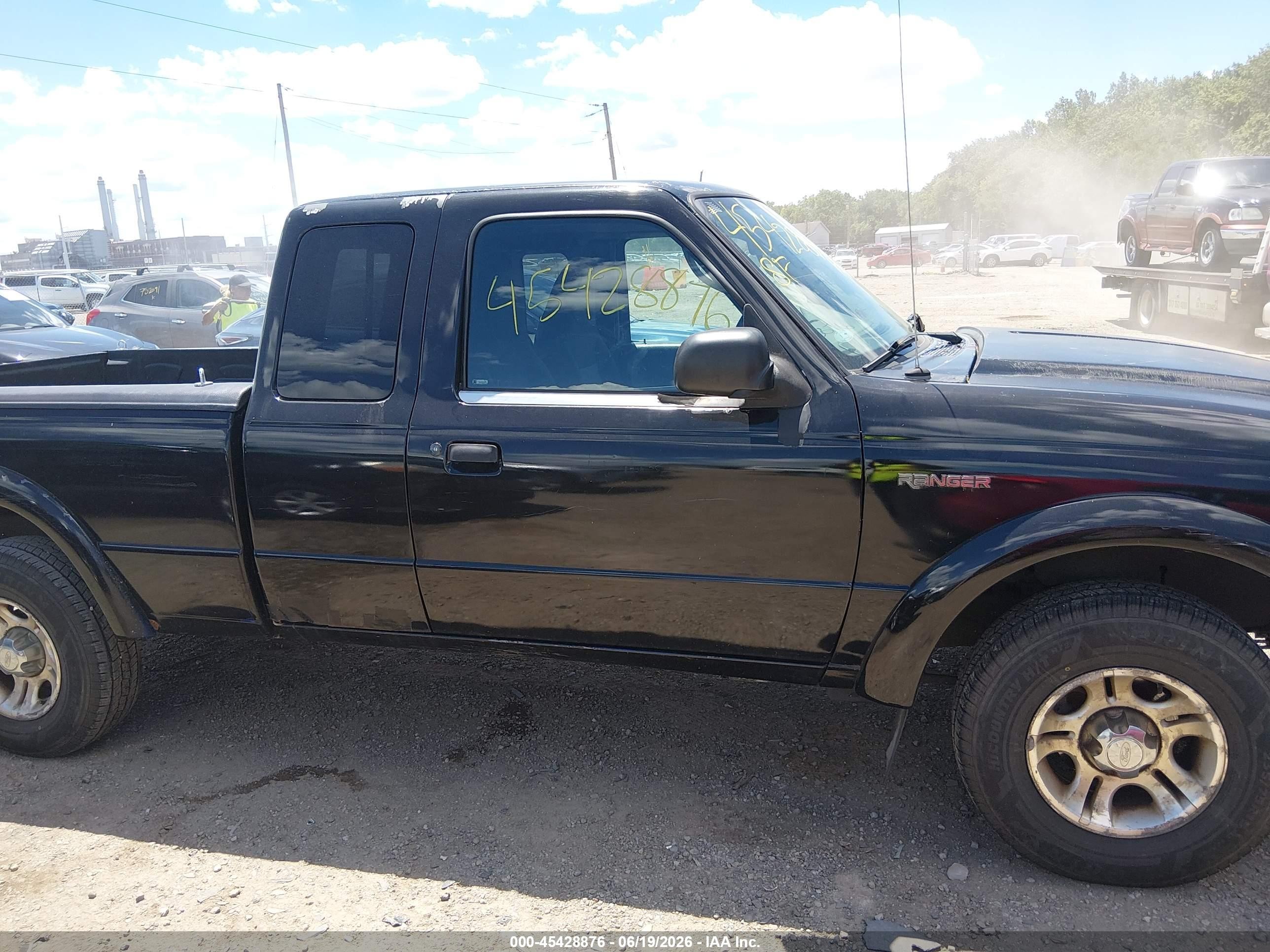 2003 Ford Ranger Edge/tremor/xlt Black vin: 1FTYR44V13TA03210