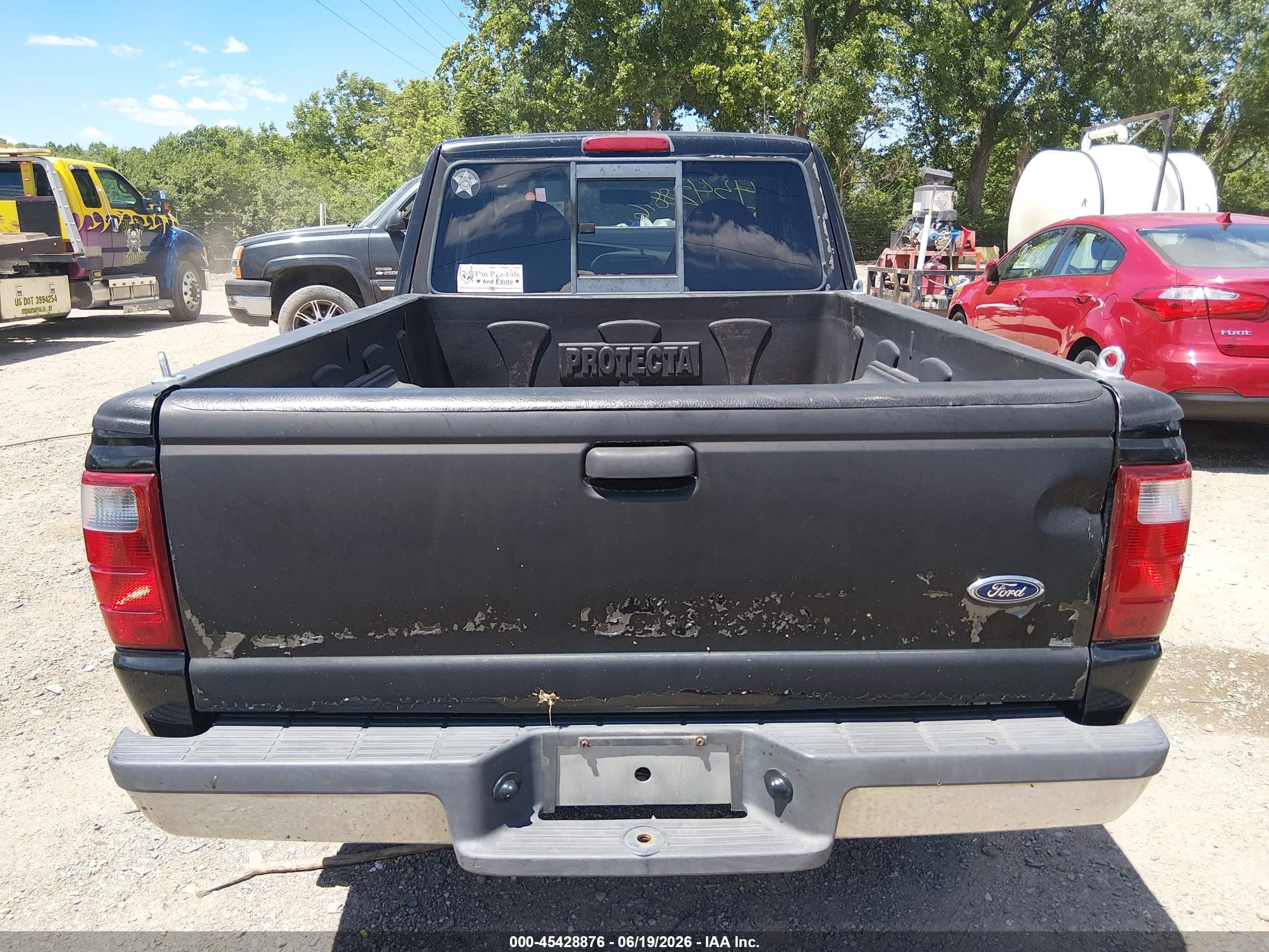 2003 Ford Ranger Edge/tremor/xlt Black vin: 1FTYR44V13TA03210