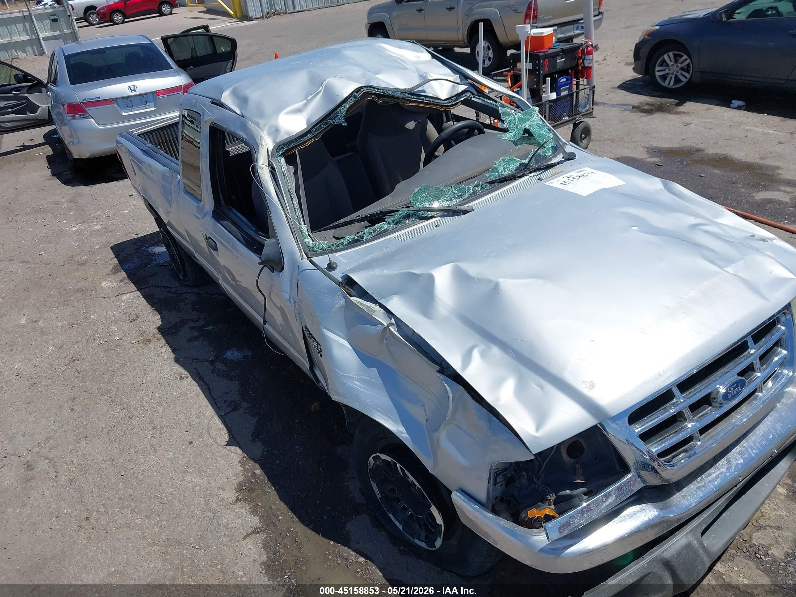 2002 Ford Ranger Edge/tremor/xlt Silver vin: 1FTYR44V22PB32564