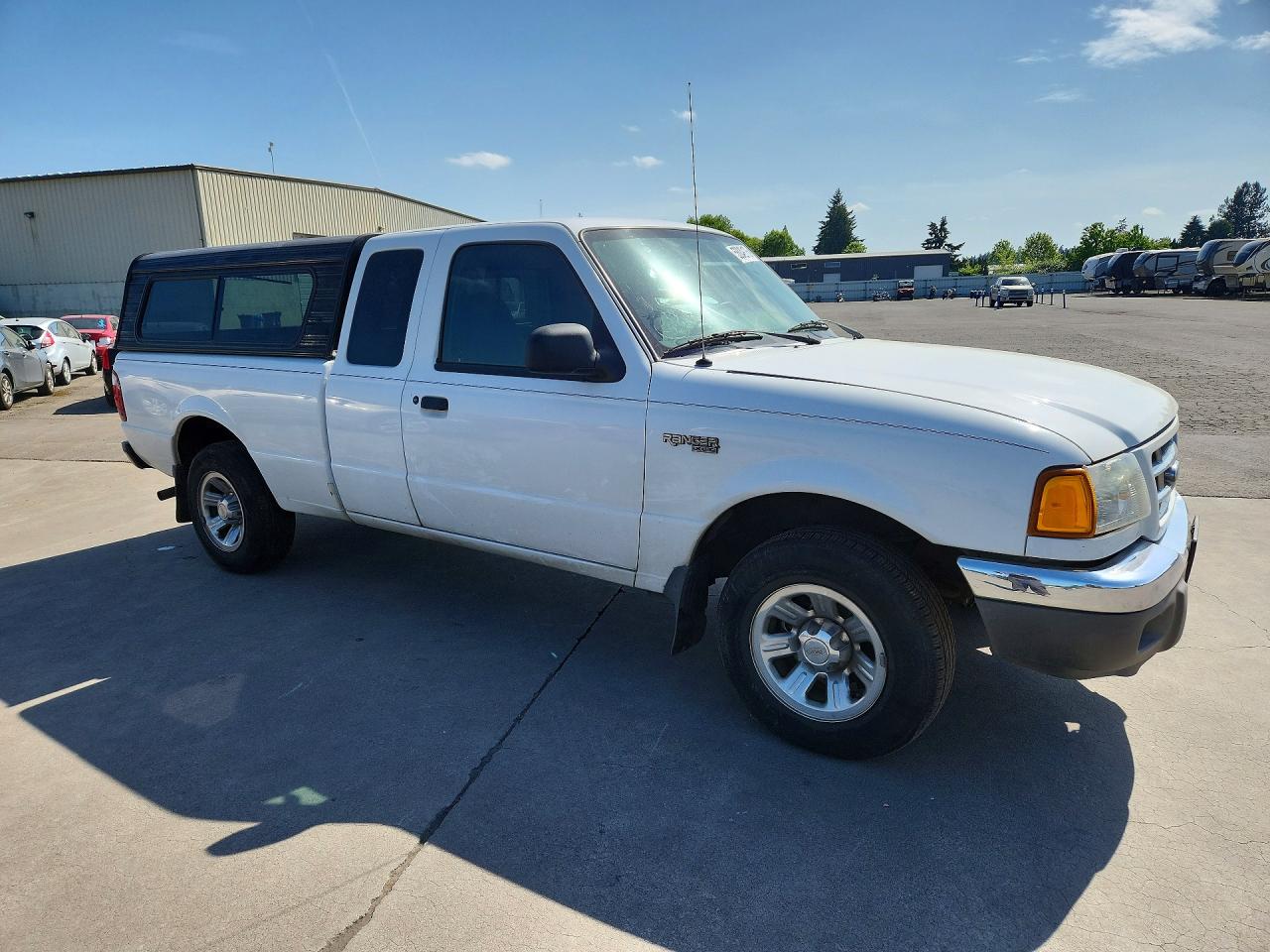 2003 Ford Ranger Super Cab White vin: 1FTYR44V23PA16475