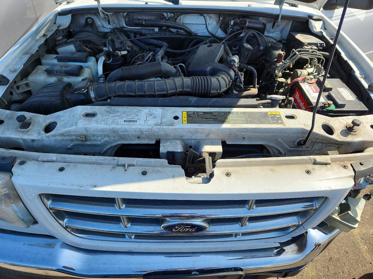 2003 Ford Ranger Super Cab White vin: 1FTYR44V23PA16475