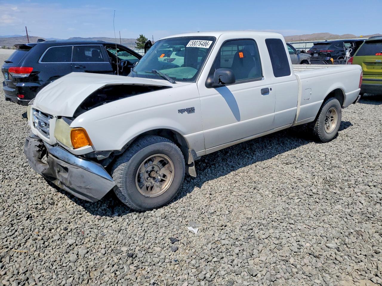 2003 Ford Ranger Super Cab White vin: 1FTYR44V23PA43059