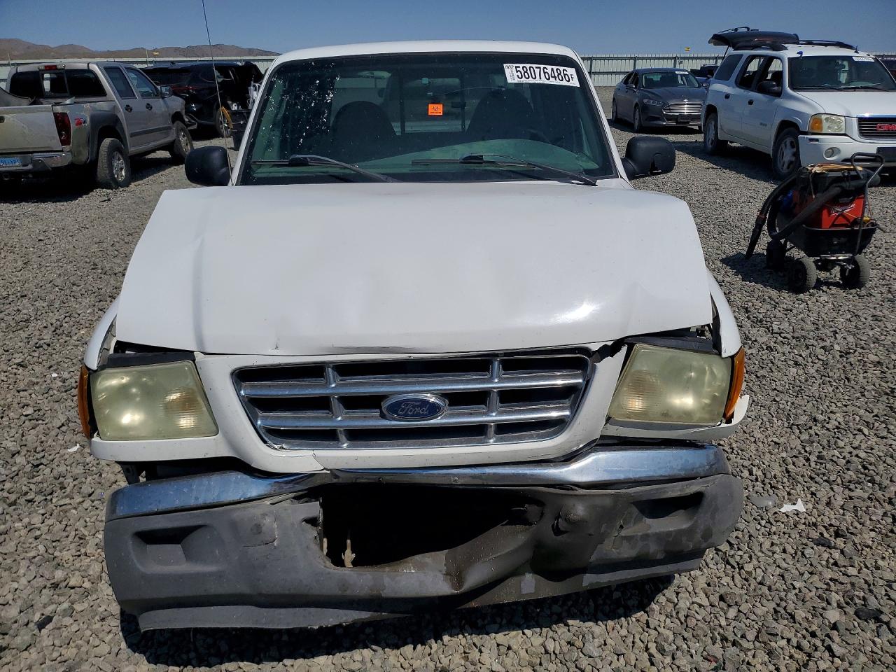 2003 Ford Ranger Super Cab White vin: 1FTYR44V23PA43059