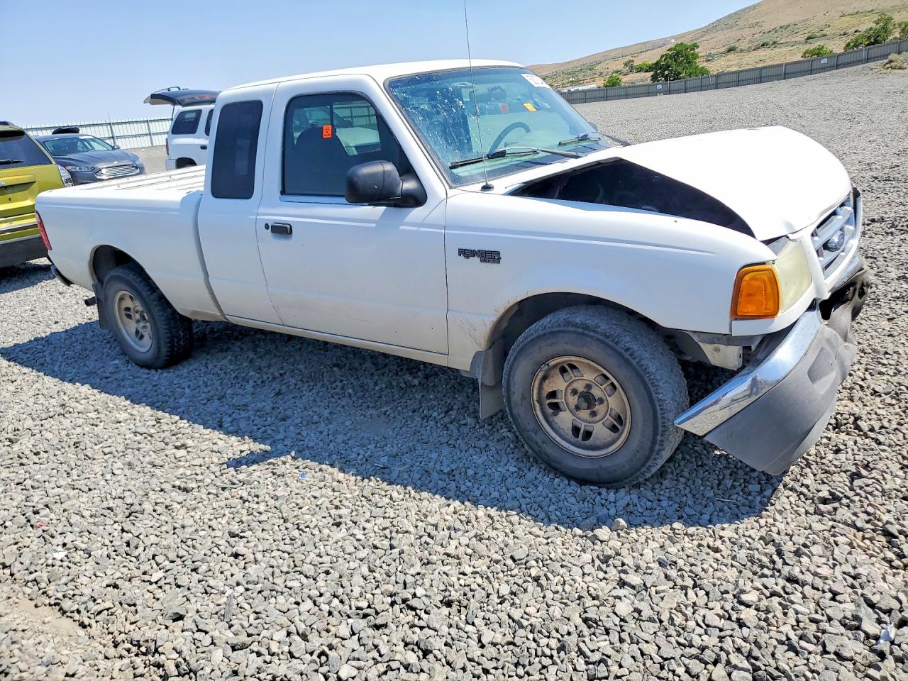 2003 Ford Ranger Super Cab White vin: 1FTYR44V23PA43059