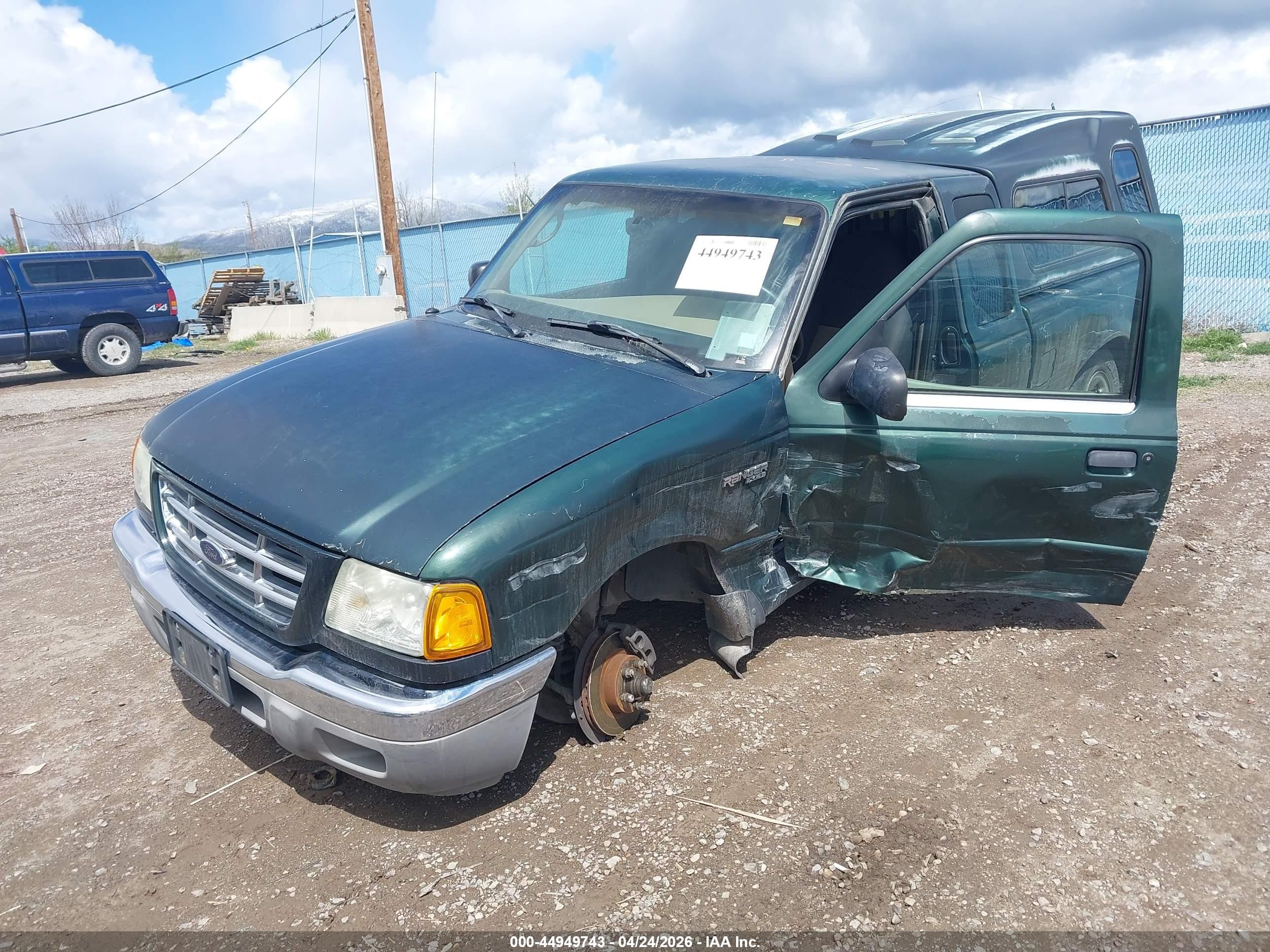 2003 Ford Ranger Edge/tremor/xlt Green vin: 1FTYR44V23PA65952