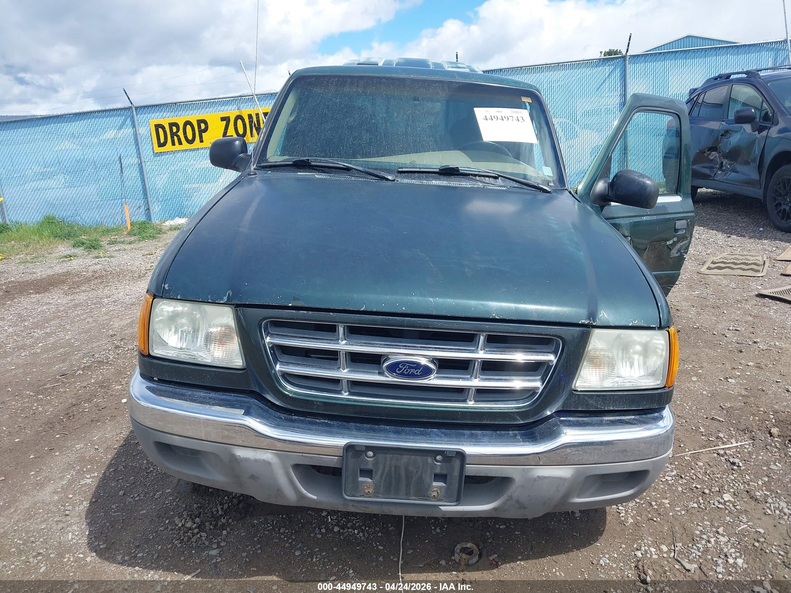 2003 Ford Ranger Edge/tremor/xlt Green vin: 1FTYR44V23PA65952