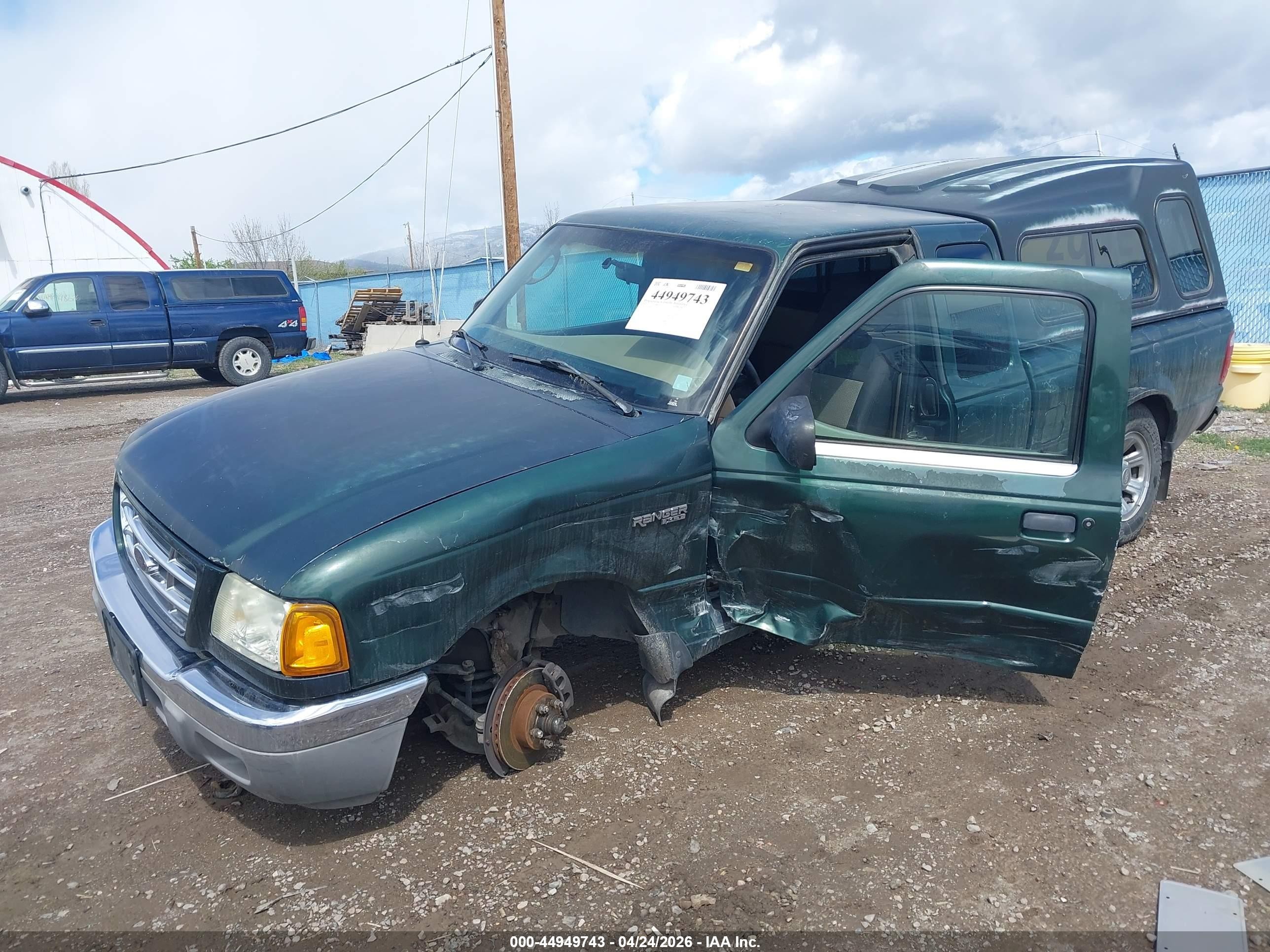 2003 Ford Ranger Edge/tremor/xlt Green vin: 1FTYR44V23PA65952