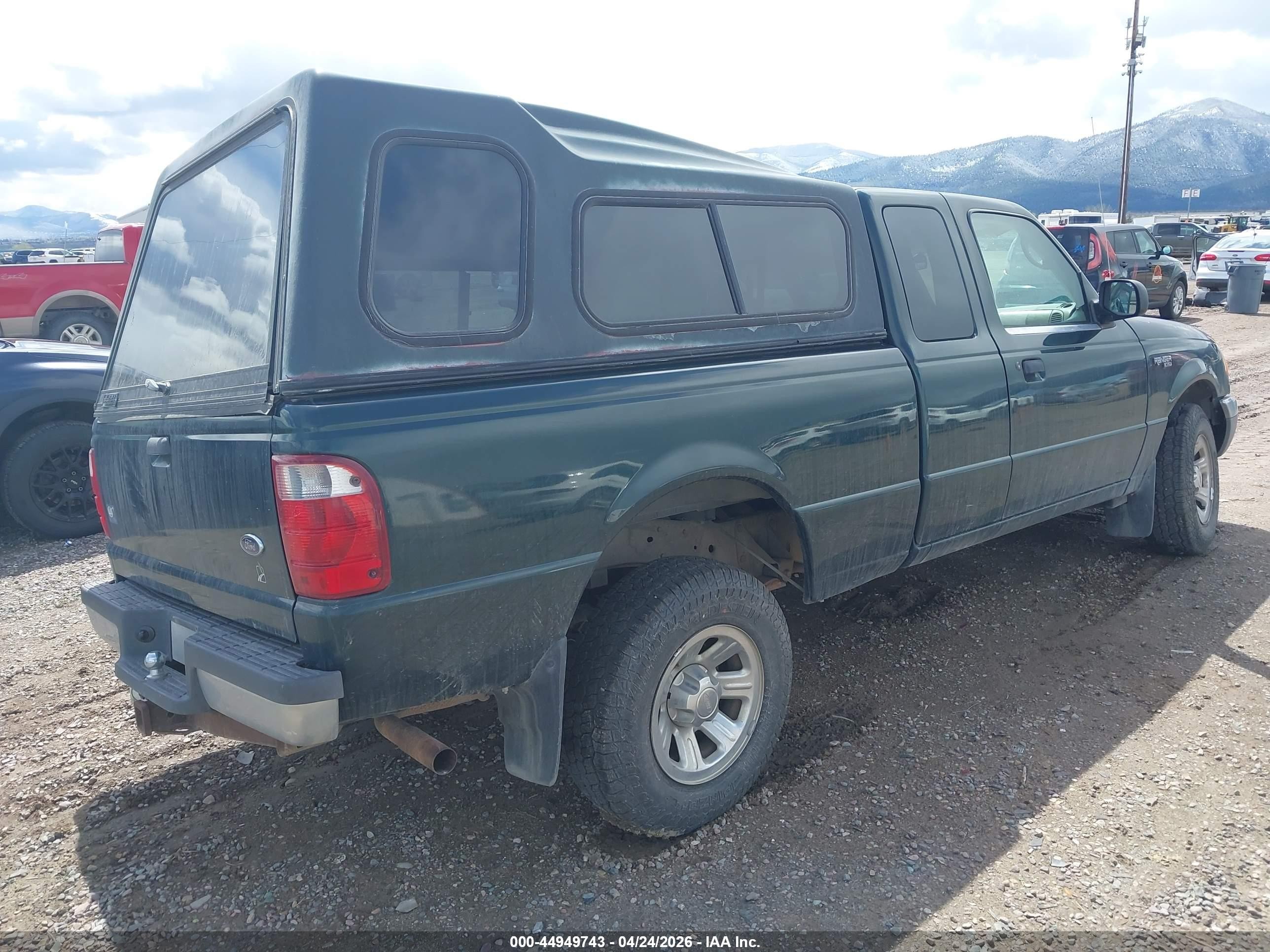 2003 Ford Ranger Edge/tremor/xlt Green vin: 1FTYR44V23PA65952