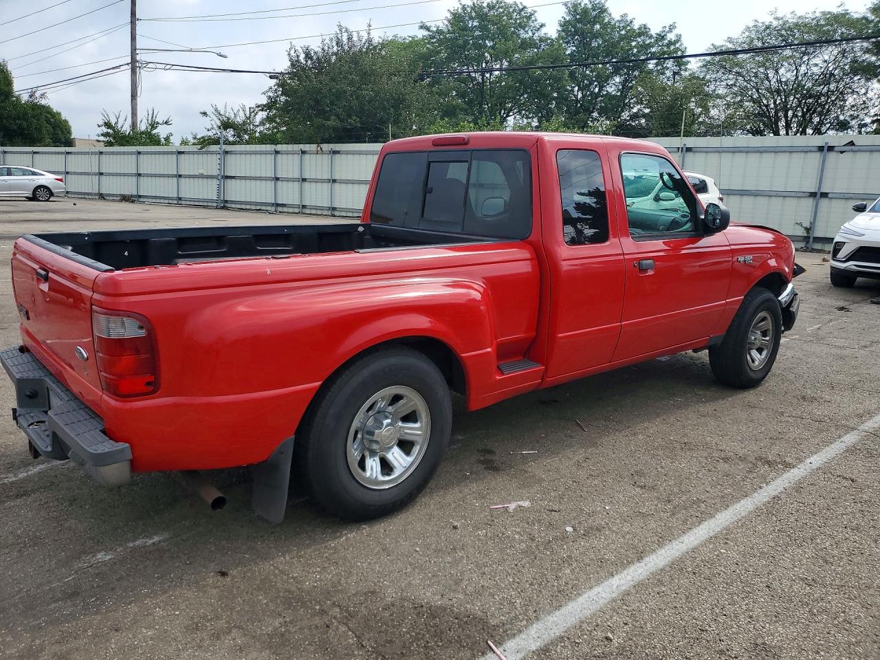 2003 Ford Ranger Super Cab Red vin: 1FTYR44V23PA76823