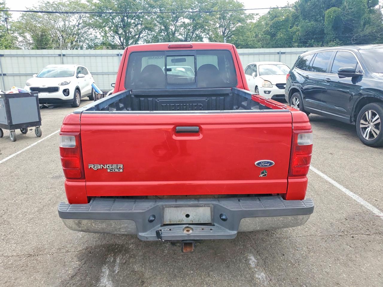 2003 Ford Ranger Super Cab Red vin: 1FTYR44V23PA76823
