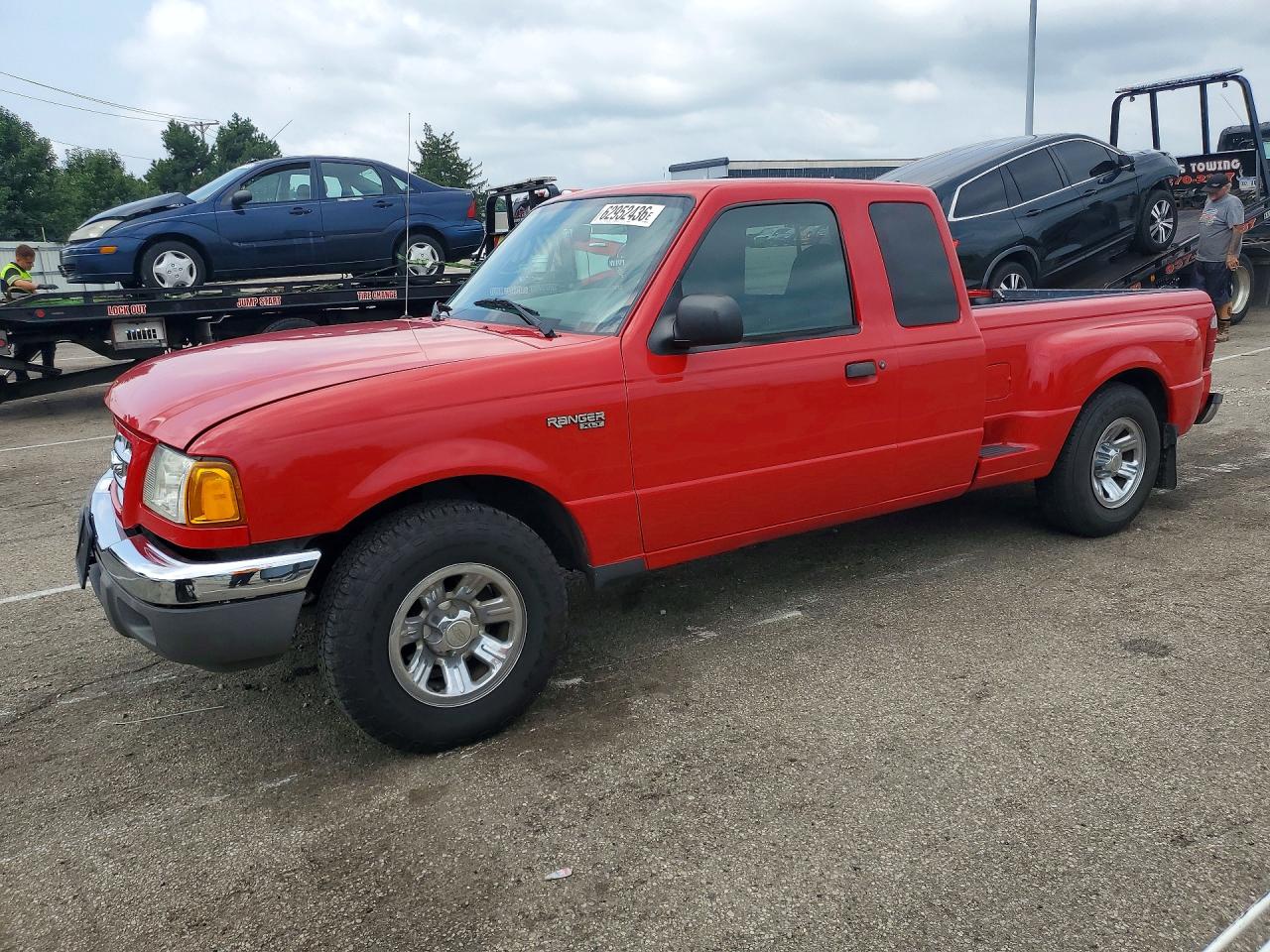 2003 Ford Ranger Super Cab Красный vin: 1FTYR44V23PA76823