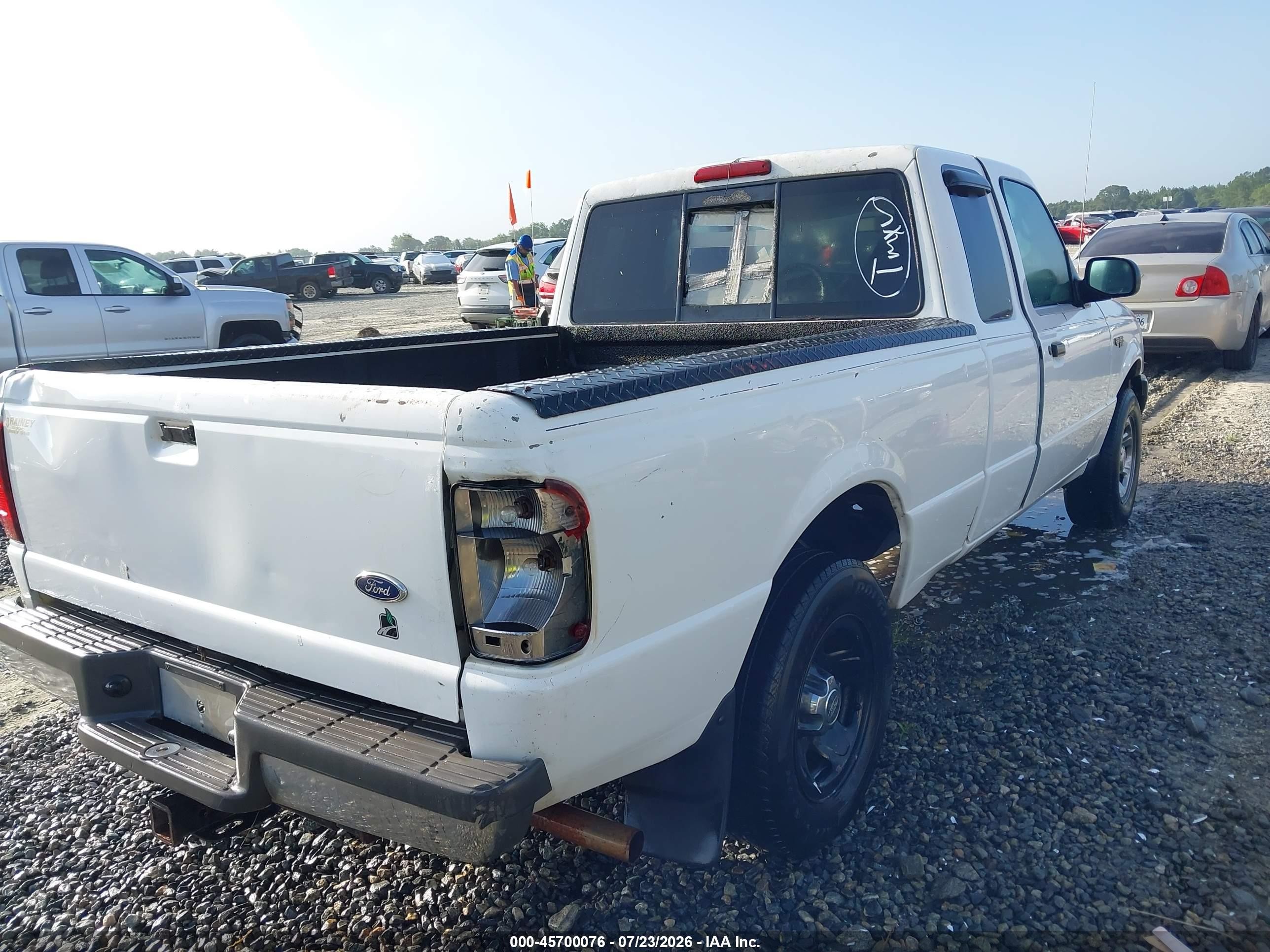 2003 Ford Ranger Edge/tremor/xlt White vin: 1FTYR44V23PB01400