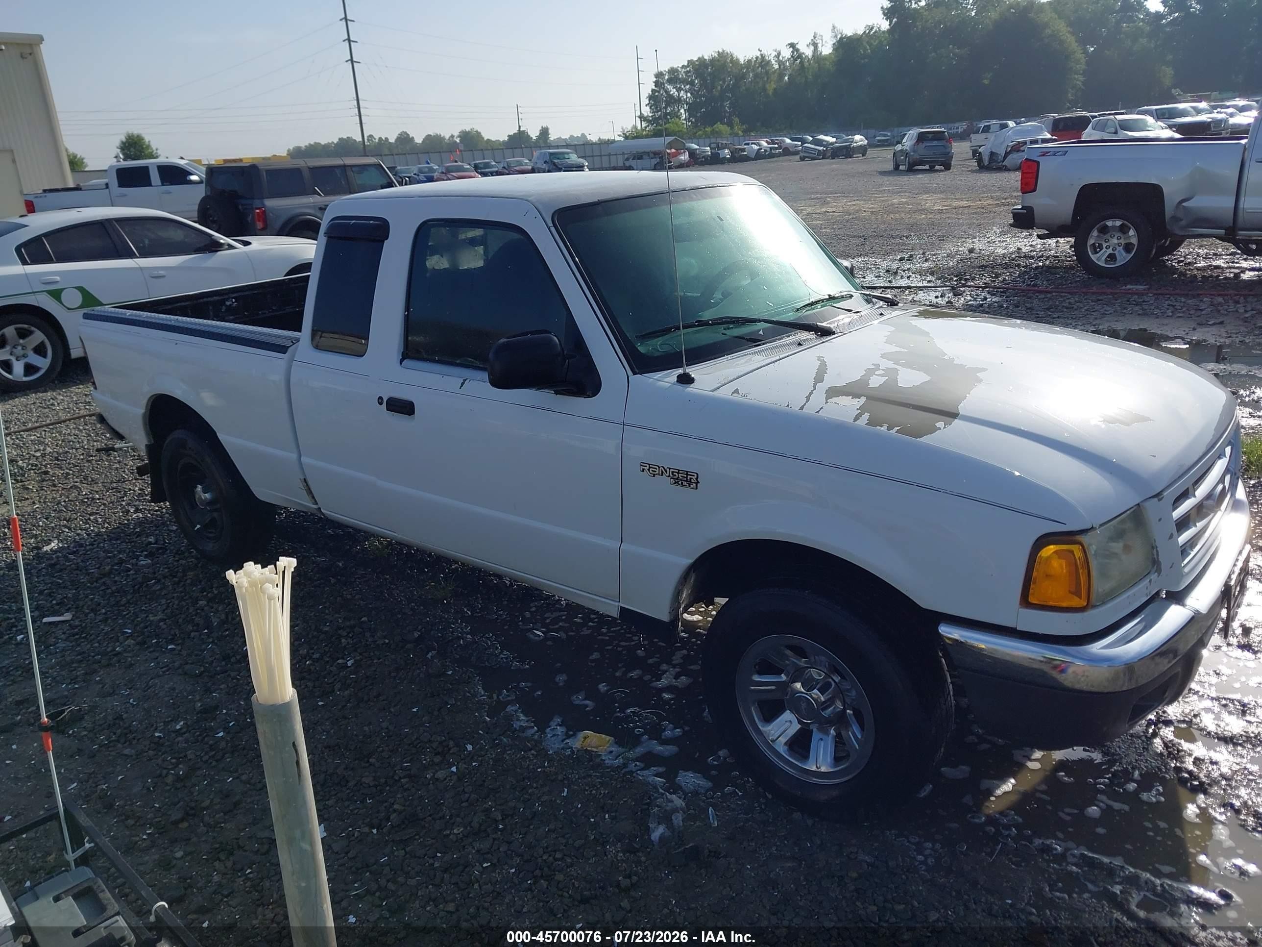 2003 Ford Ranger Edge/tremor/xlt White vin: 1FTYR44V23PB01400