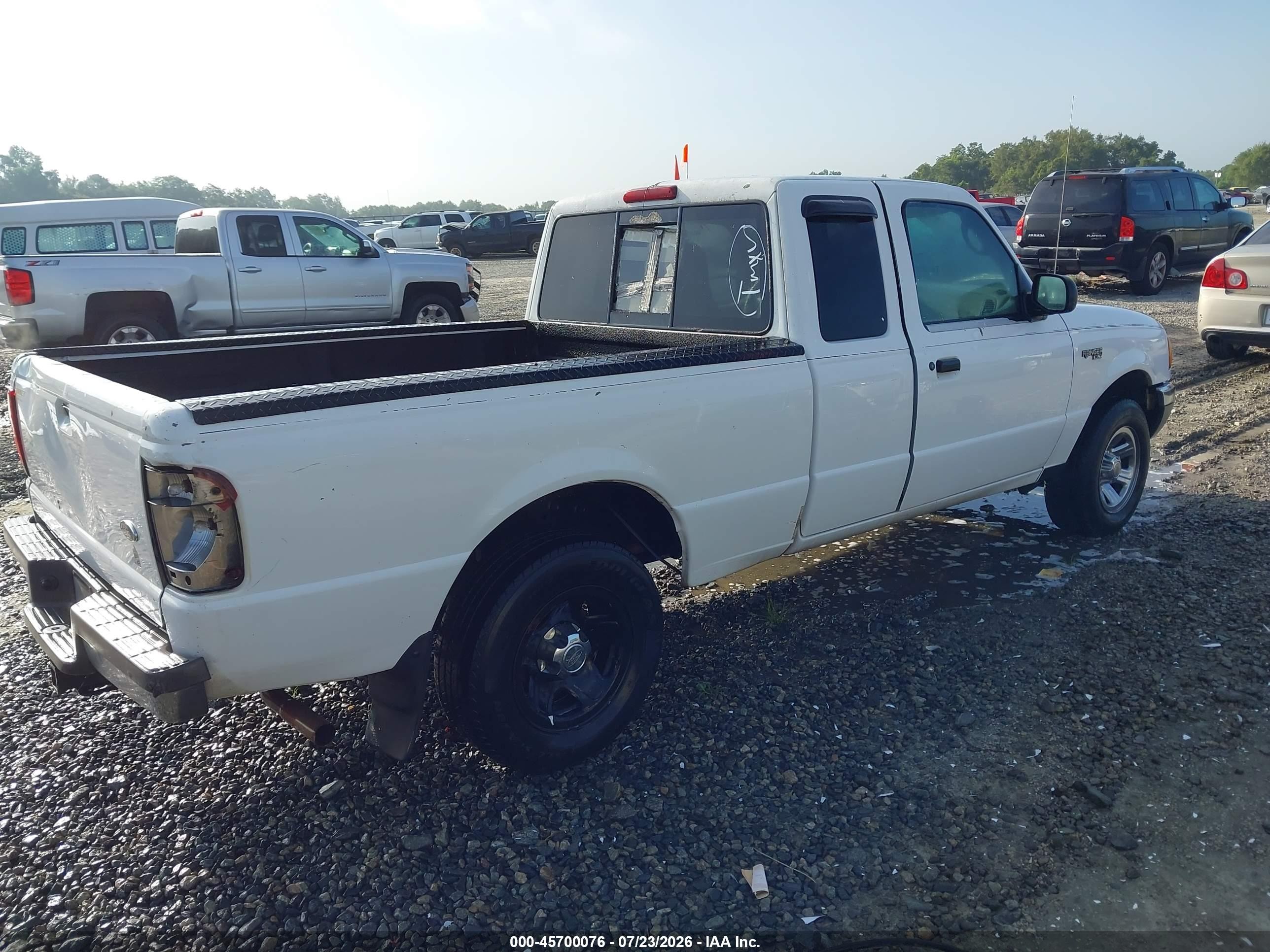 2003 Ford Ranger Edge/tremor/xlt White vin: 1FTYR44V23PB01400
