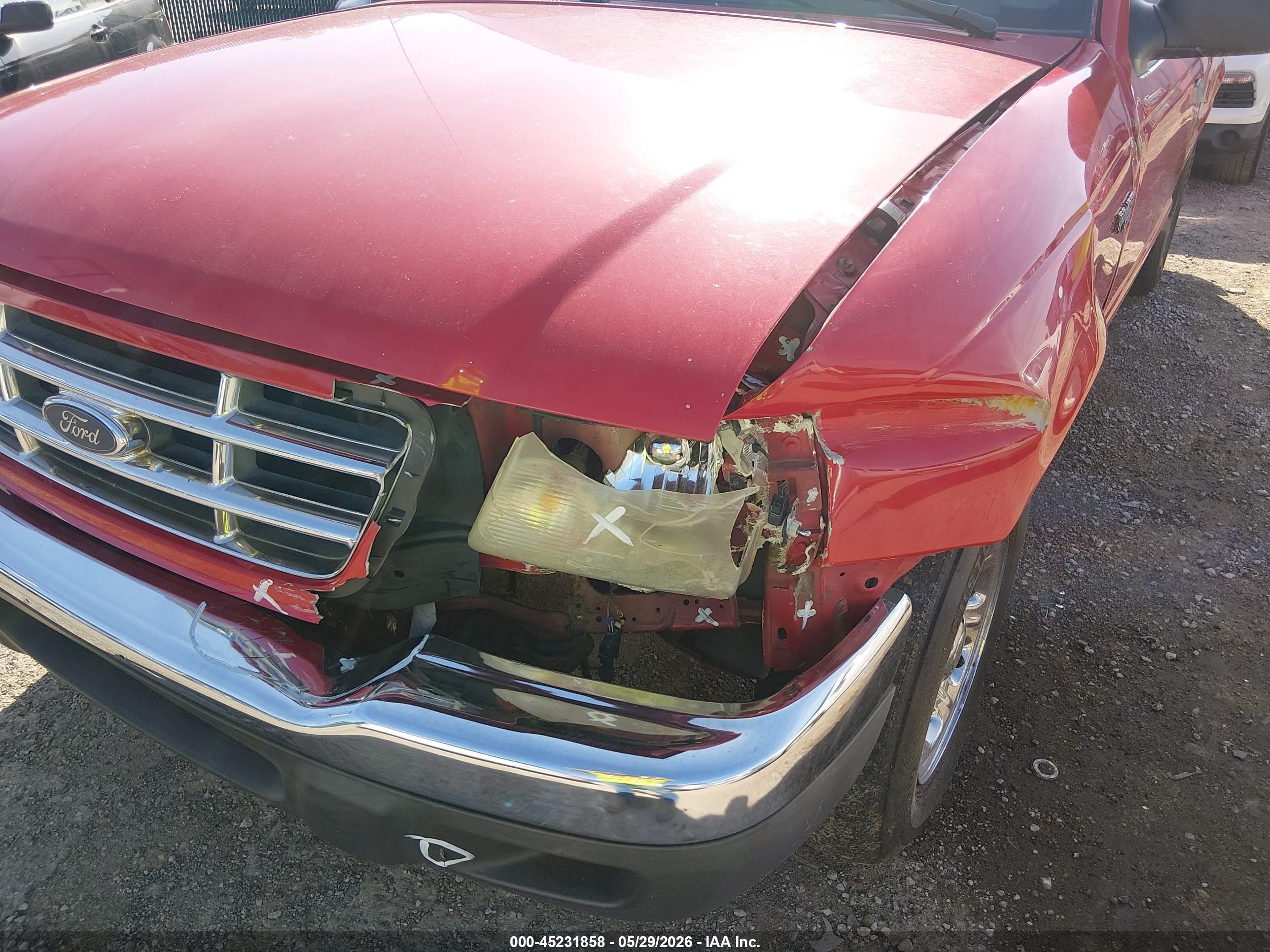 2002 Ford Ranger Edge/tremor/xlt Red vin: 1FTYR44V32PB76346