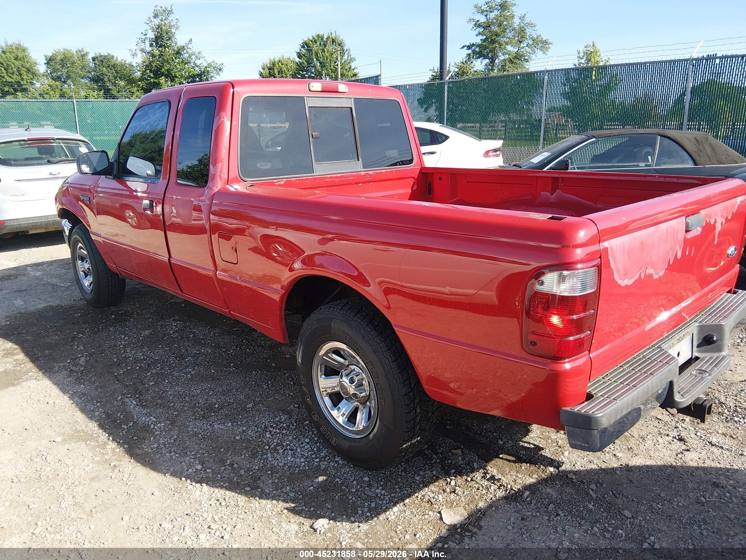 2002 Ford Ranger Edge/tremor/xlt Red vin: 1FTYR44V32PB76346