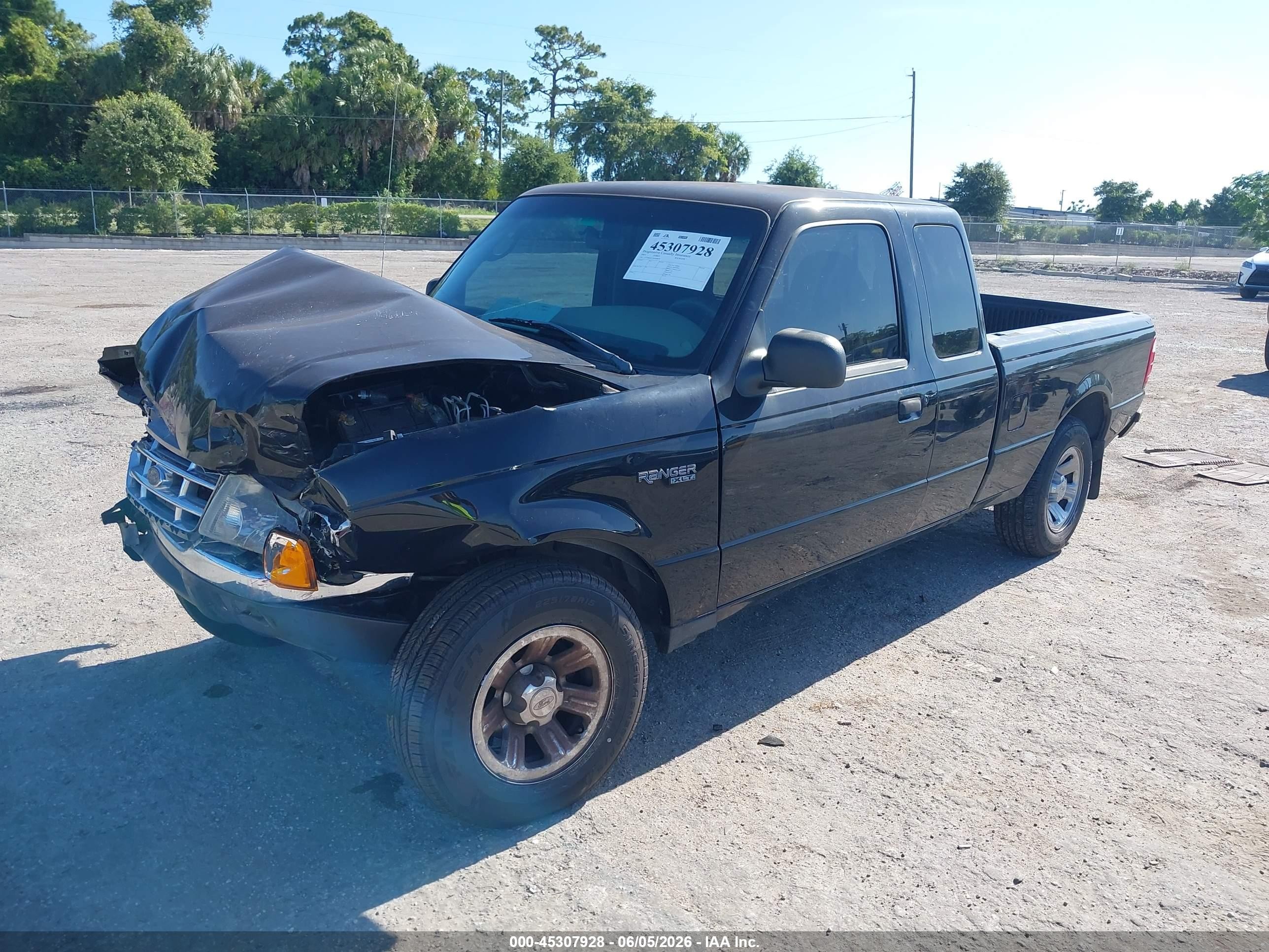 2003 Ford Ranger Edge/tremor/xlt Black vin: 1FTYR44V33PA89838