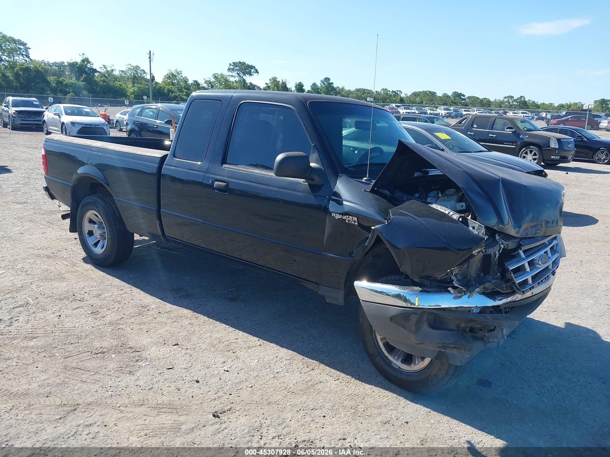 2003 Ford Ranger Edge/tremor/xlt Black vin: 1FTYR44V33PA89838