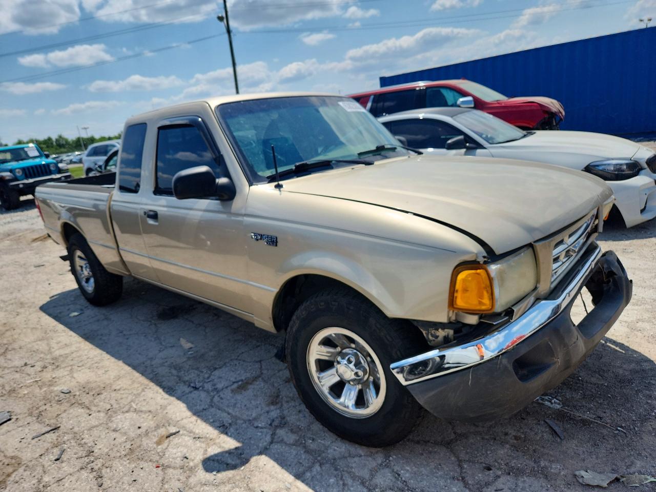 2002 Ford Ranger Super Cab Gold vin: 1FTYR44V42TA71757