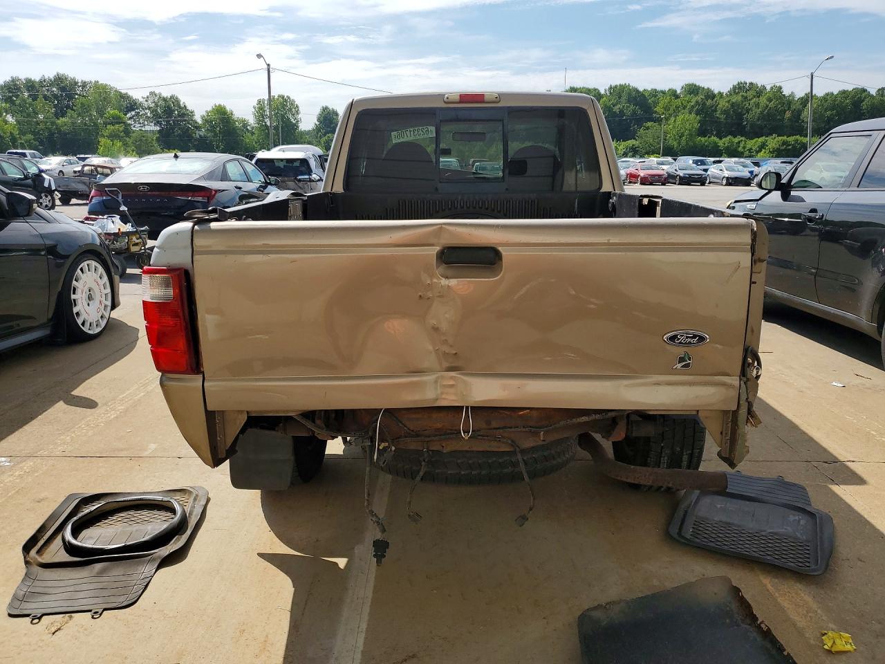 2003 Ford Ranger Super Cab Beige vin: 1FTYR44V43PA20754