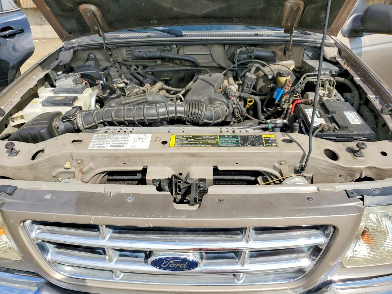 2003 Ford Ranger Super Cab Beige vin: 1FTYR44V43PA20754
