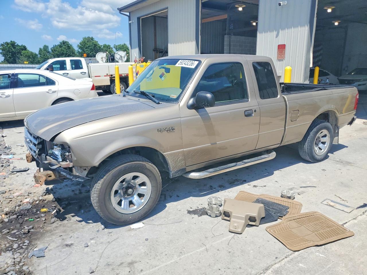 2003 Ford Ranger Super Cab Tan vin: 1FTYR44V43PA98872