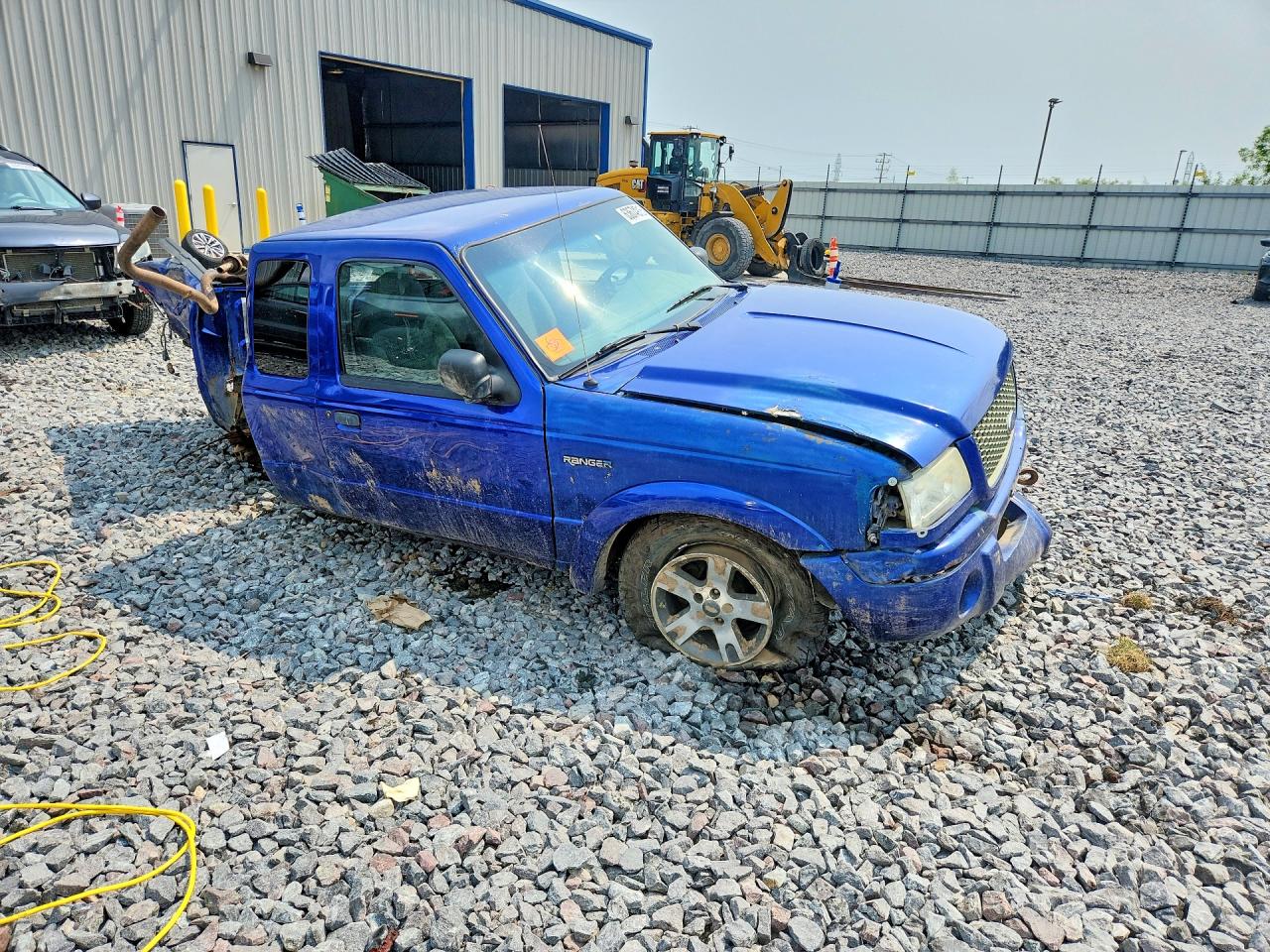 2002 Ford Ranger Super Cab Blue vin: 1FTYR44V52PB19498