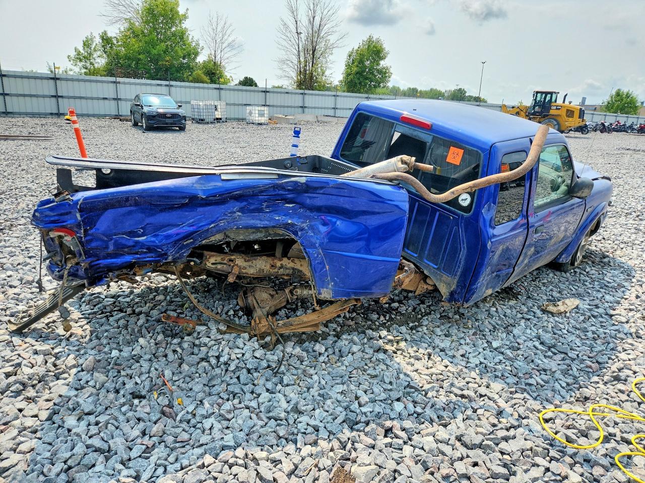2002 Ford Ranger Super Cab Blue vin: 1FTYR44V52PB19498