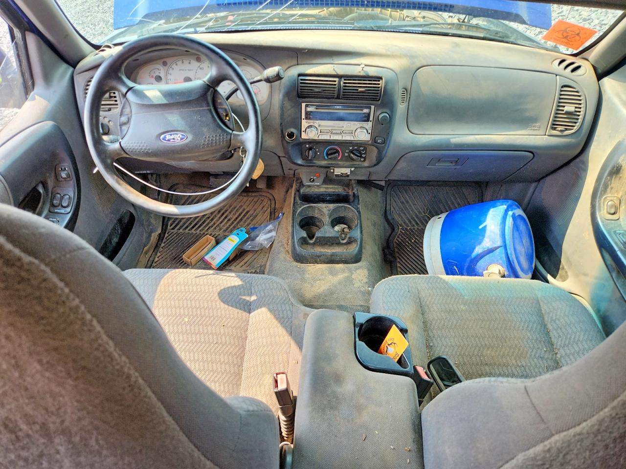 2002 Ford Ranger Super Cab Blue vin: 1FTYR44V52PB19498