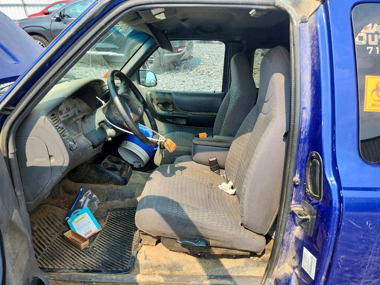 2002 Ford Ranger Super Cab Blue vin: 1FTYR44V52PB19498